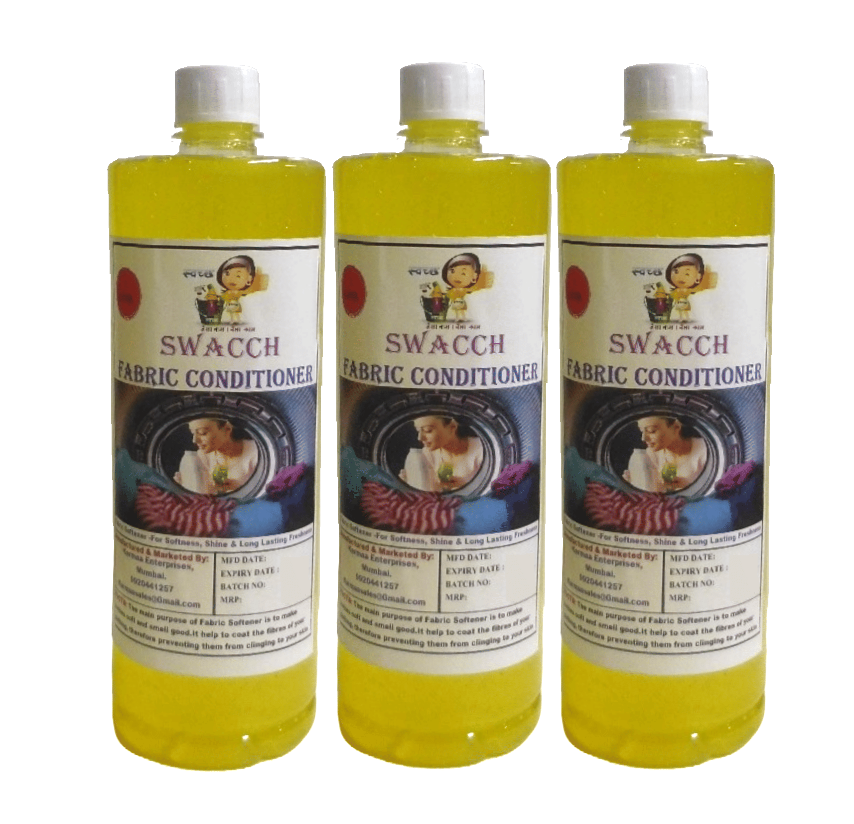     			SWACCH Fabric Softener Liquid Lemon 3000 mL
