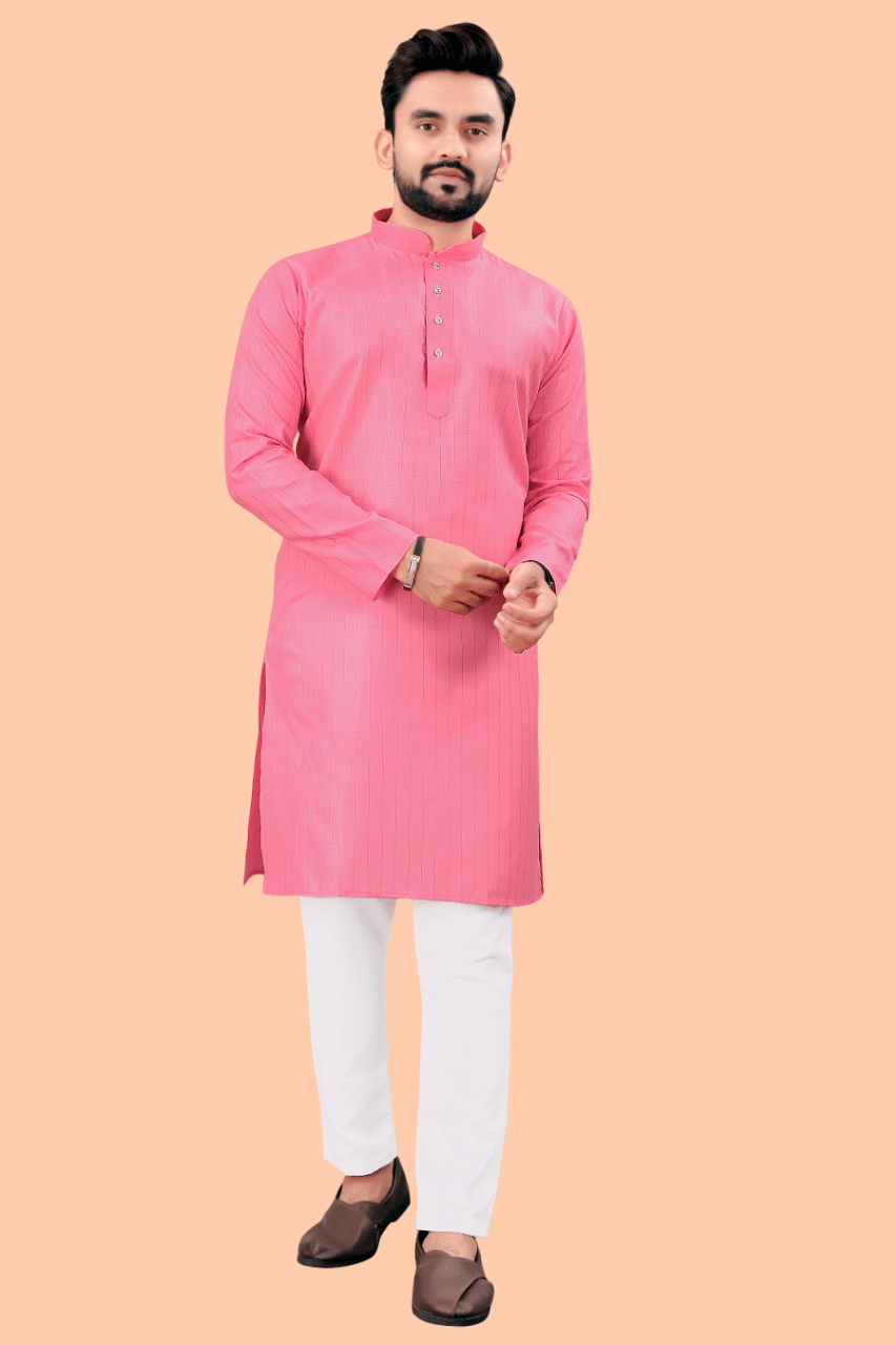 YUG ART - Dark Grey Cotton Regular Fit Men's Kurta Pyjama Set ( Pack of 1 ) - Kurtas & Kurta Sets | Buy online on ZillyBuy