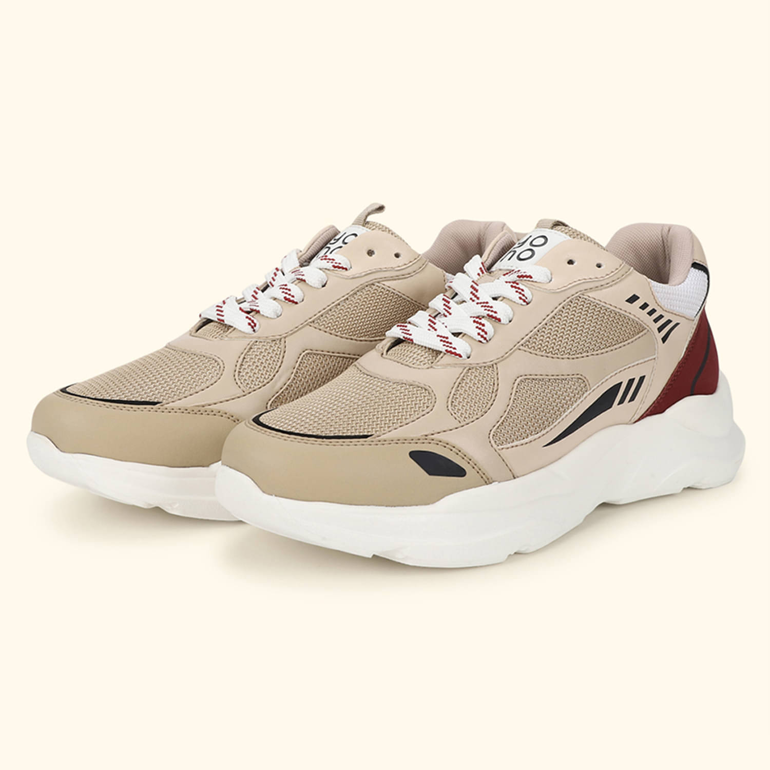     			Yoho Beige Women's Sneakers