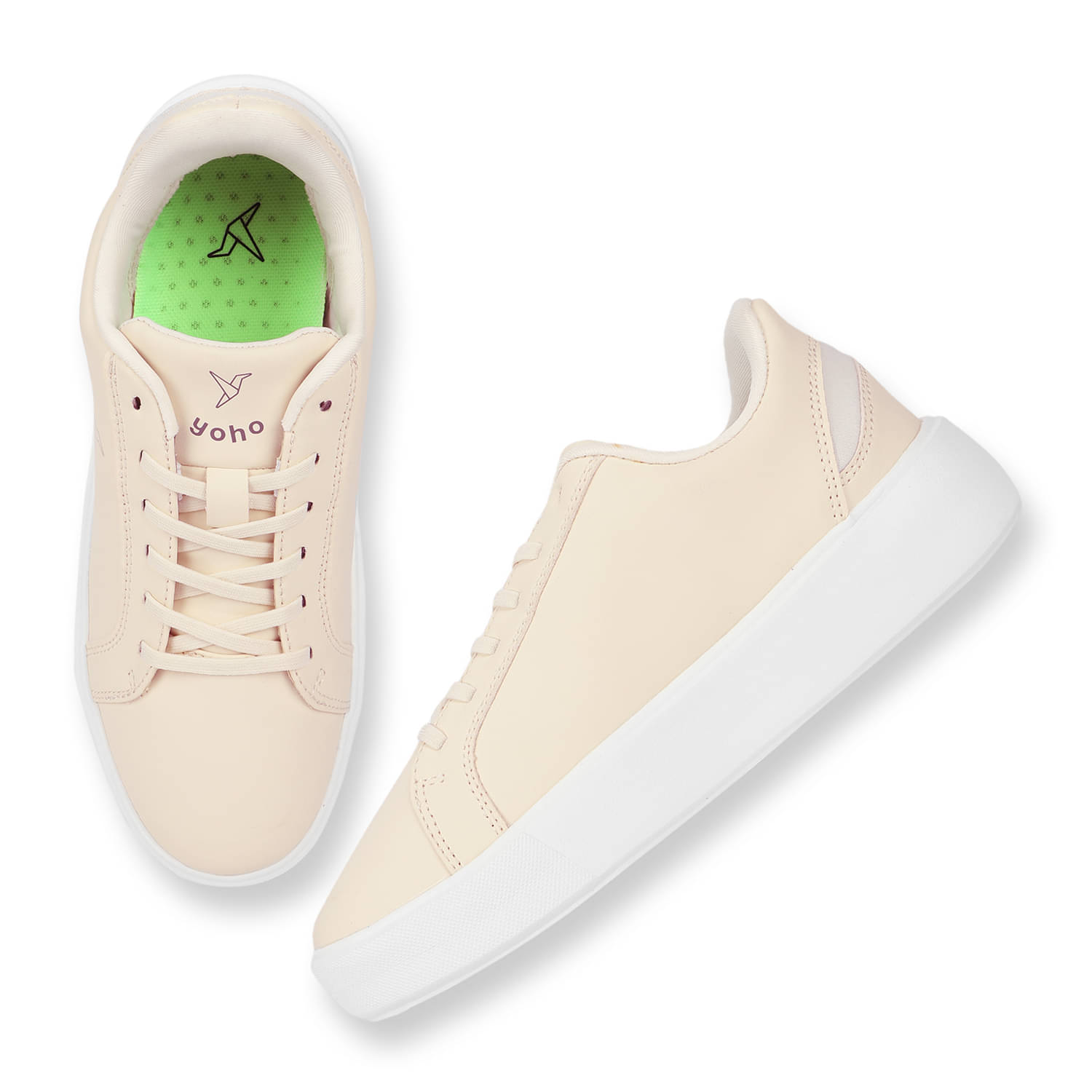     			Yoho Beige Women's Sneakers