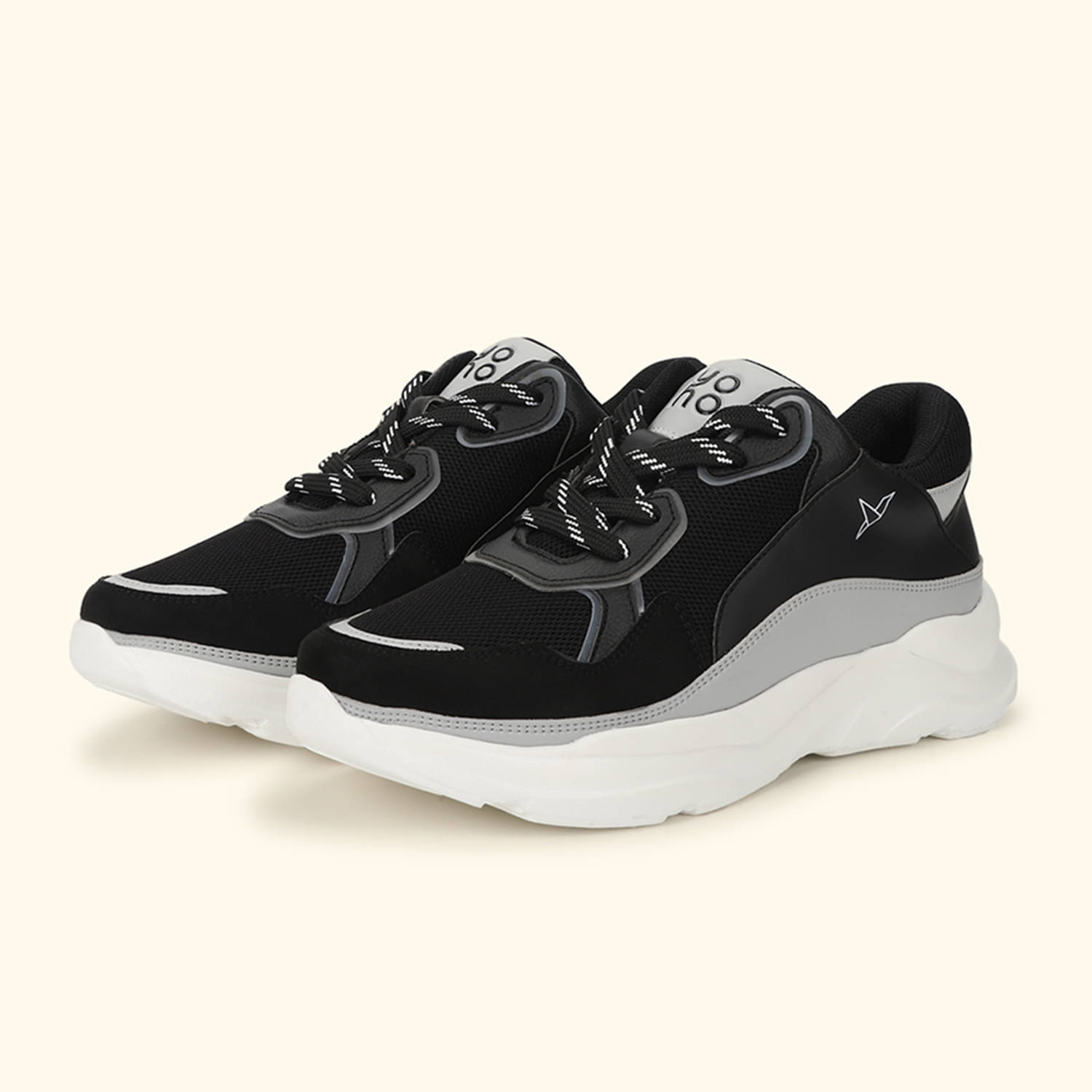     			Yoho Black Women's Sneakers