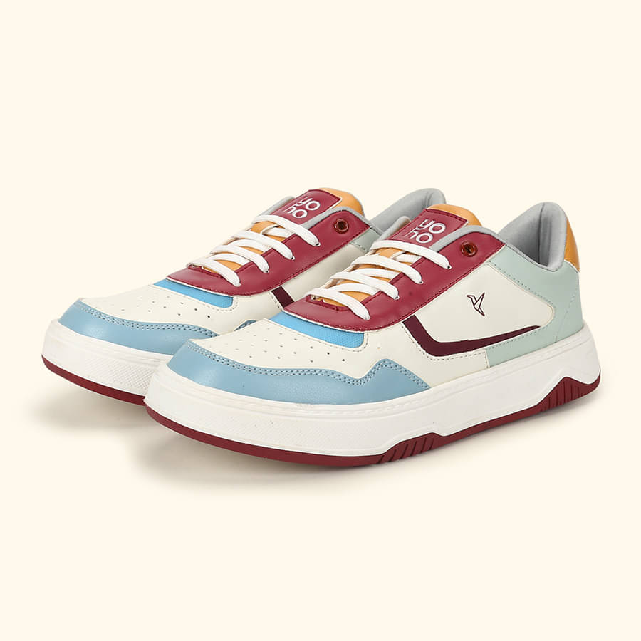     			Yoho Light Grey Women's Sneakers