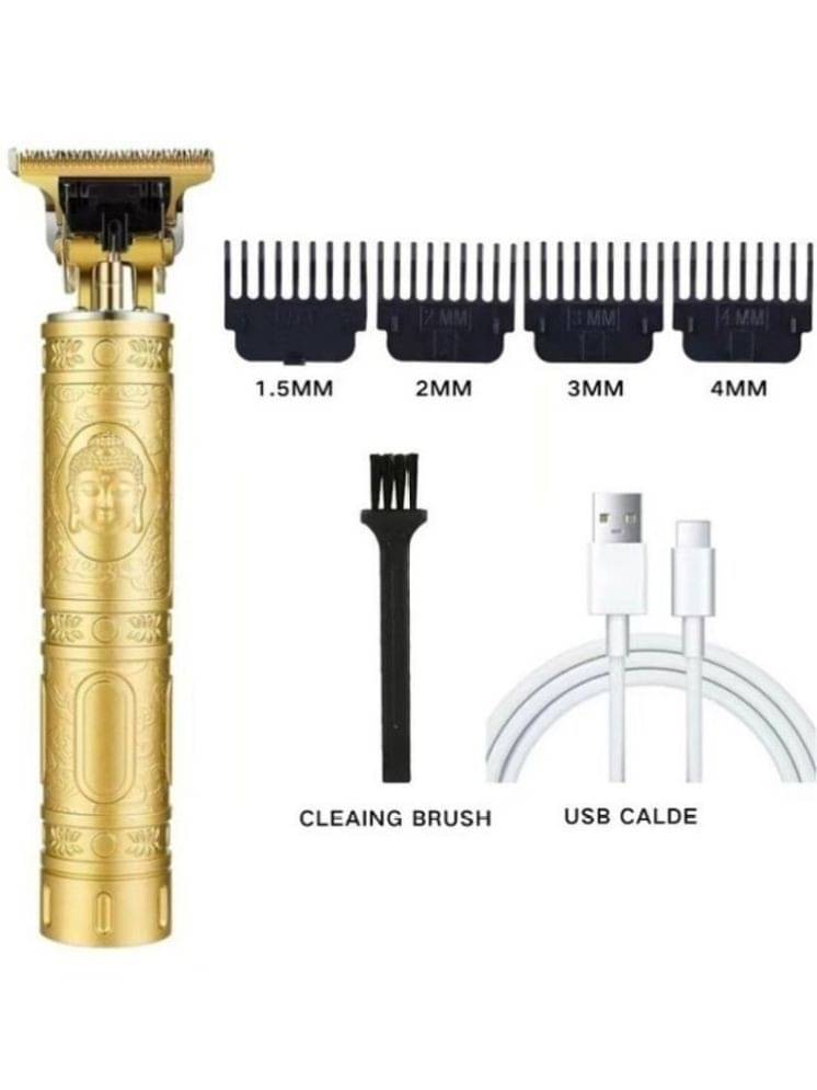     			wagari VINTAGE T9 Gold Cordless Beard Trimmer With 120 minutes Runtime