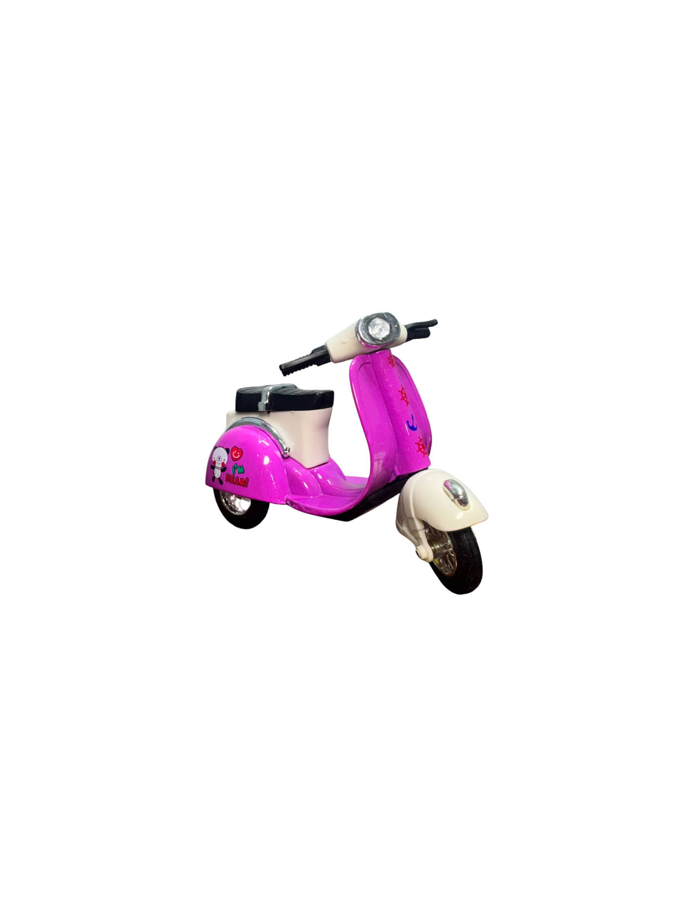 1:24 Scale Die-Cast Vintage Scooter Toy – Purple (11 cm) 1:24 Scale Die-Cast Vintage Scooter Toy – Purple (11 cm)