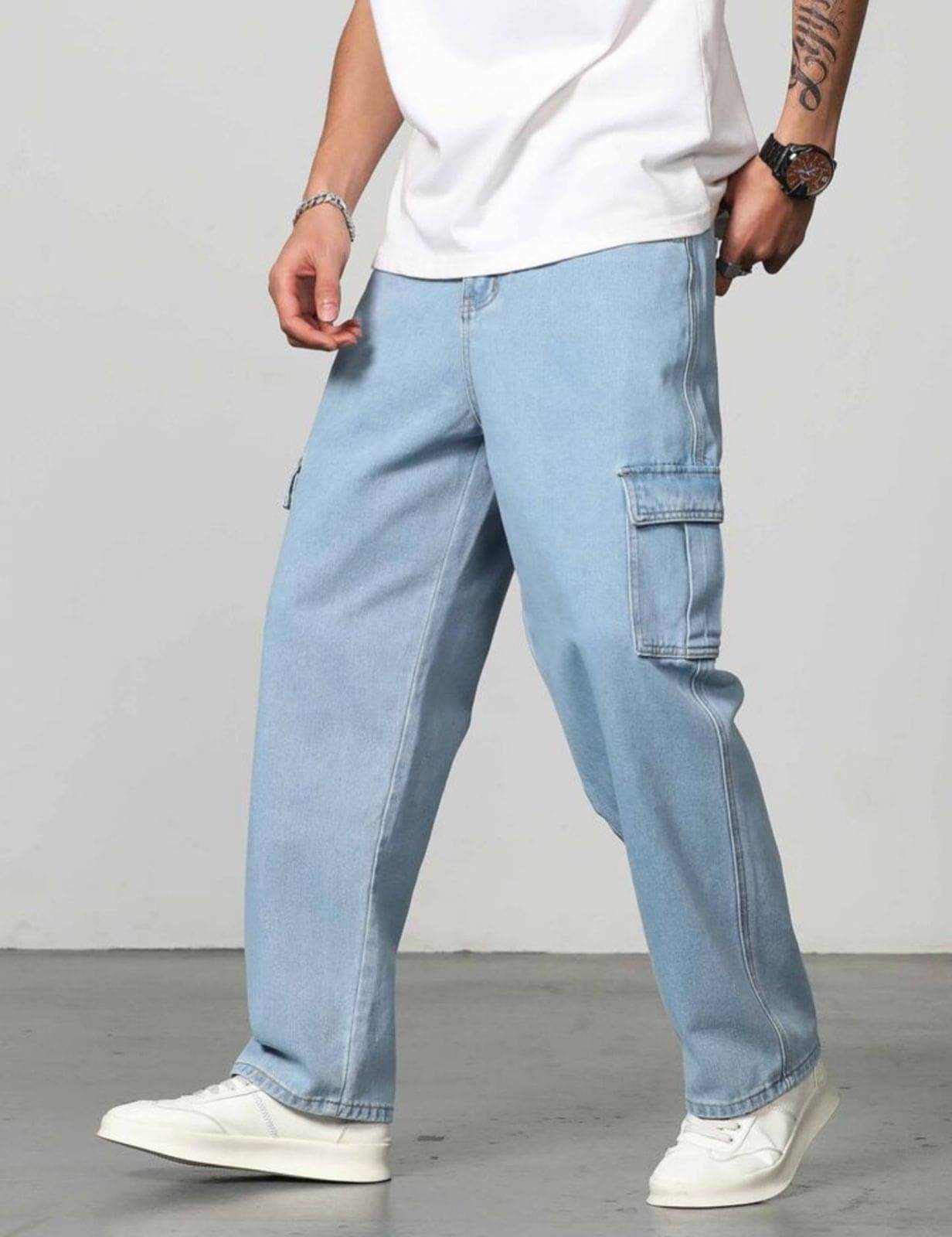 AD Fashion Relaxed Washed Men's Jeans - Grey ( Pack of 1 )     			AD Fashion Relaxed Washed Men's Jeans - Grey ( Pack of 1 )