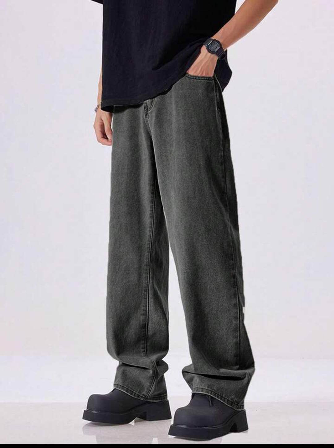 AD Fashion Washed Men's Jeans - Grey ( Pack of 1 )     			AD Fashion Washed Men's Jeans - Grey ( Pack of 1 )