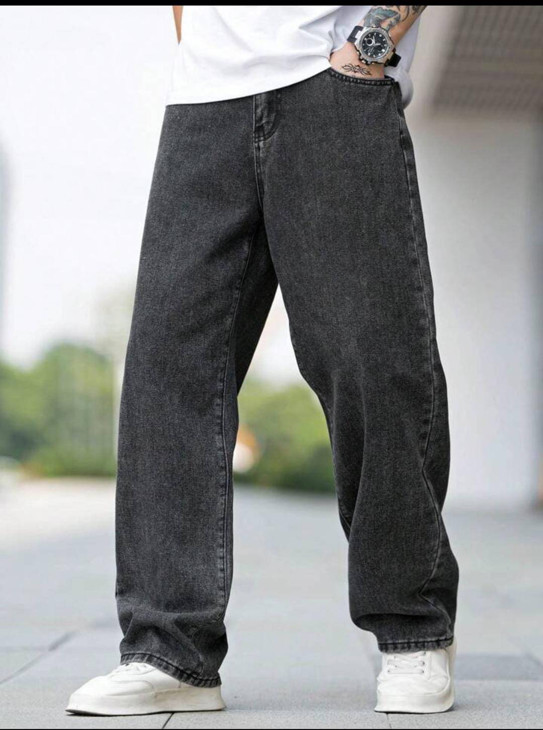 AD Fashion Washed Men's Jeans - Grey ( Pack of 1 )     			AD Fashion Washed Men's Jeans - Grey ( Pack of 1 )