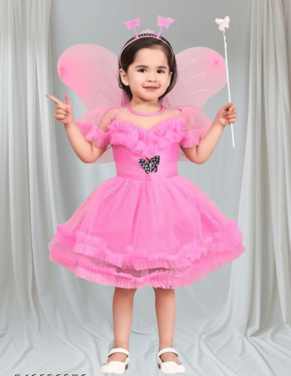AK SIRIN GARMENTS Net Gown For Girls ( Pack of 1 , Pink ) AK SIRIN GARMENTS Net Gown For Girls ( Pack of 1 , Pink )