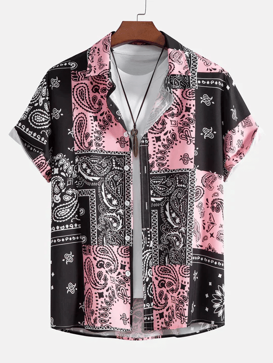 AYARTH Rayon Regular Fit Printed Half Sleeves Men's Casual Shirt - Black ( Pack of 1 ) AYARTH Rayon Regular Fit Printed Half Sleeves Men's Casual Shirt - Black ( Pack of 1 )