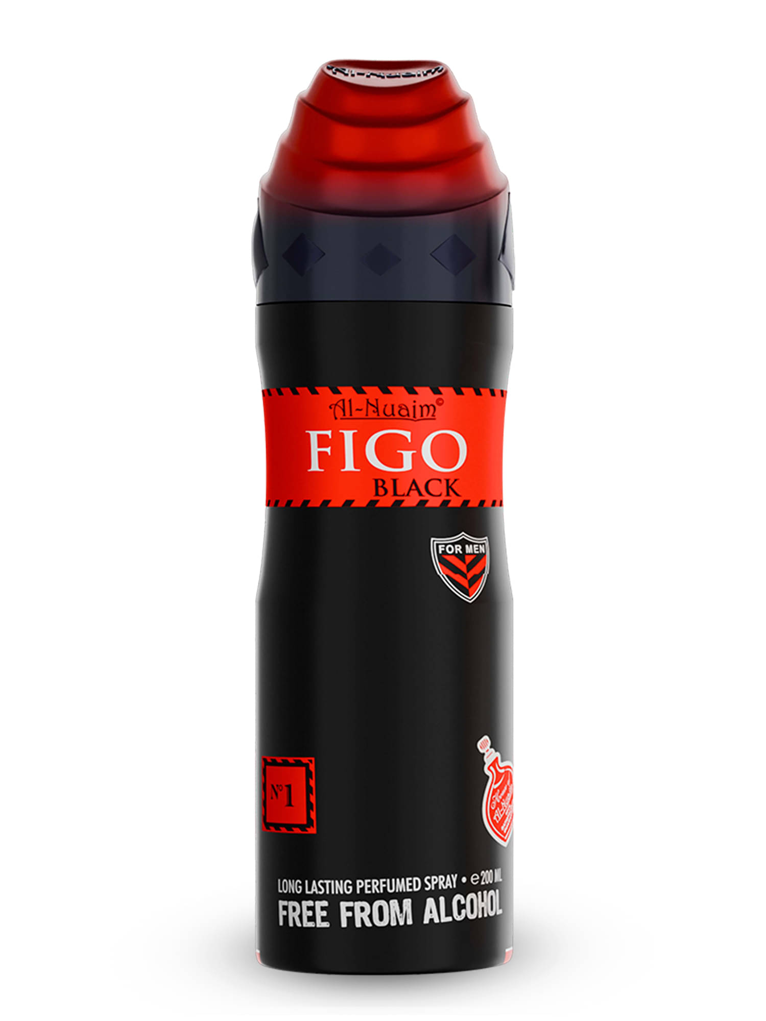     			Al-Nuaim AL_NUAIM_DEO_FIGO_BLACK_PACK_OF_1(200M Deodorant Spray for Unisex 100 ml ( Pack of 1 )