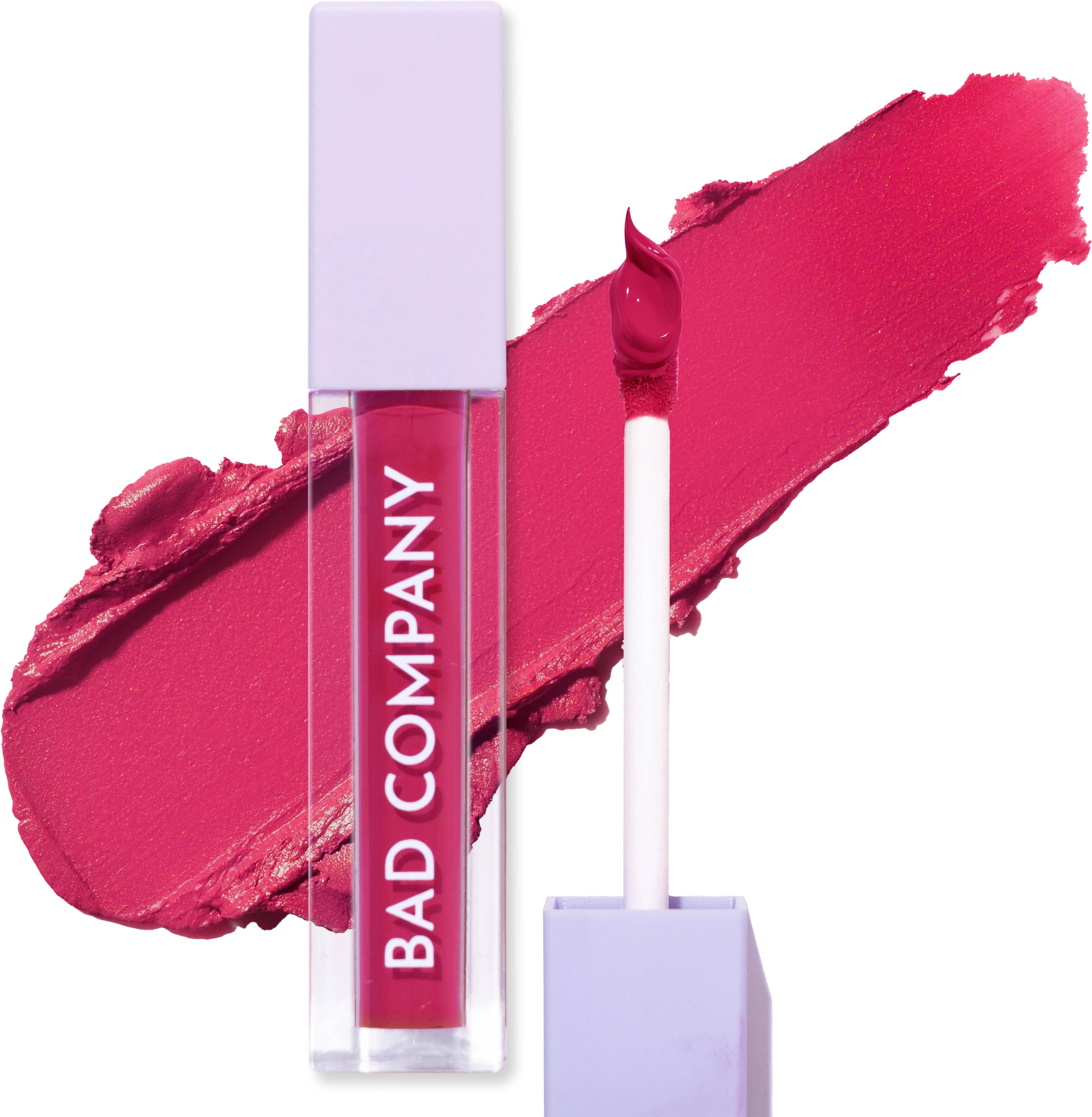 BAD COMPANY Pink Matte Hydrating Liquid Lipstick ( Pack of 1 )     			BAD COMPANY Pink Matte Hydrating Liquid Lipstick ( Pack of 1 )