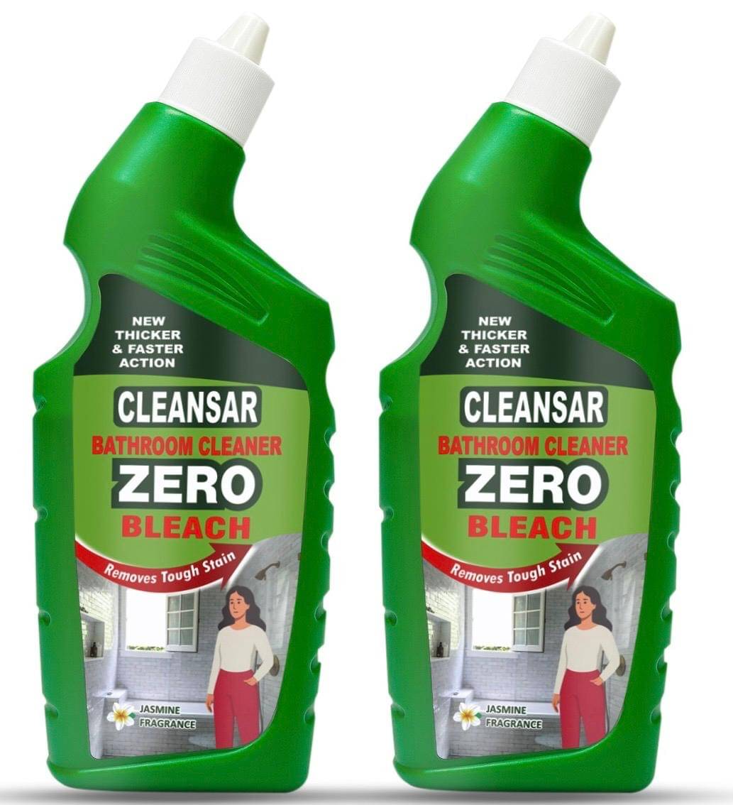     			CLEANSAR CLEANSAR Bathroom Cleaner Ready to Use Liquid Jasmin 1000 Pack of 2