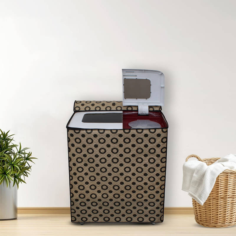 Dream Care Semi-Automatic Washing Machine Cover Compatiable For 6 kg - Beige Dream Care Semi-Automatic Washing Machine Cover Compatiable For 6 kg - Beige