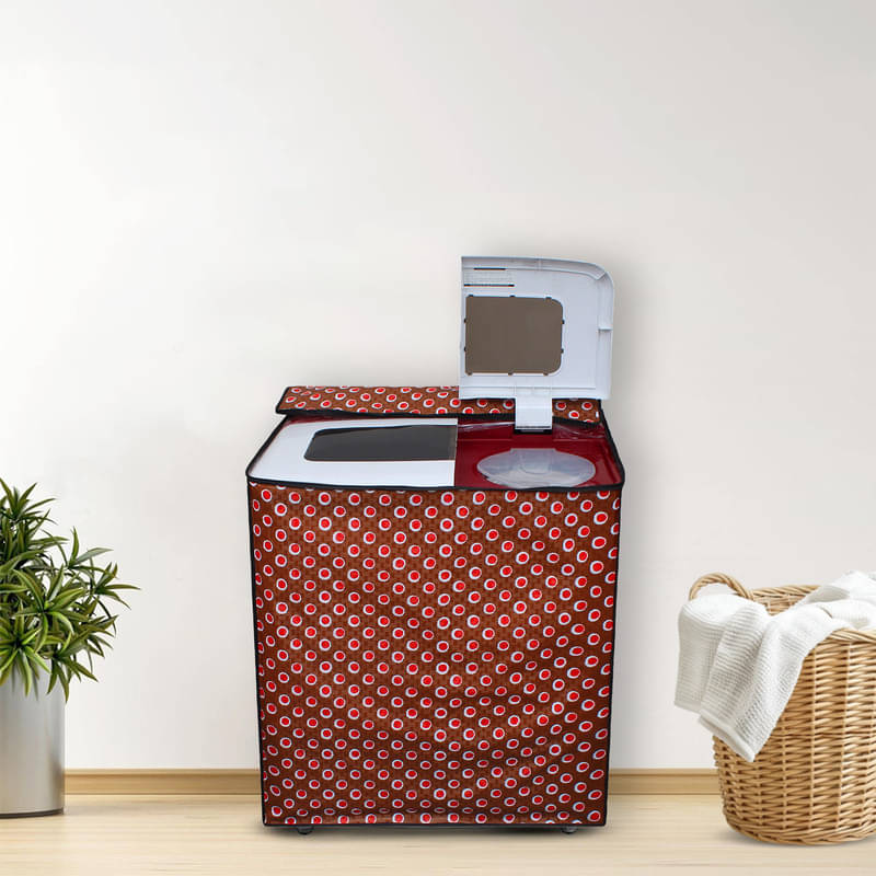 Dream Care Semi-Automatic Washing Machine Cover Compatiable For 6 kg - Brown Dream Care Semi-Automatic Washing Machine Cover Compatiable For 6 kg - Brown