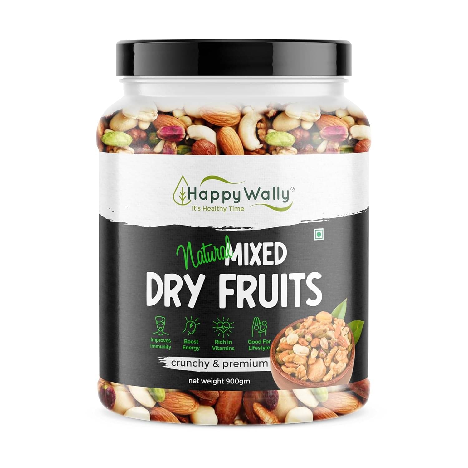 Happywally Mixed Nuts 900 g Happywally Mixed Nuts 900 g