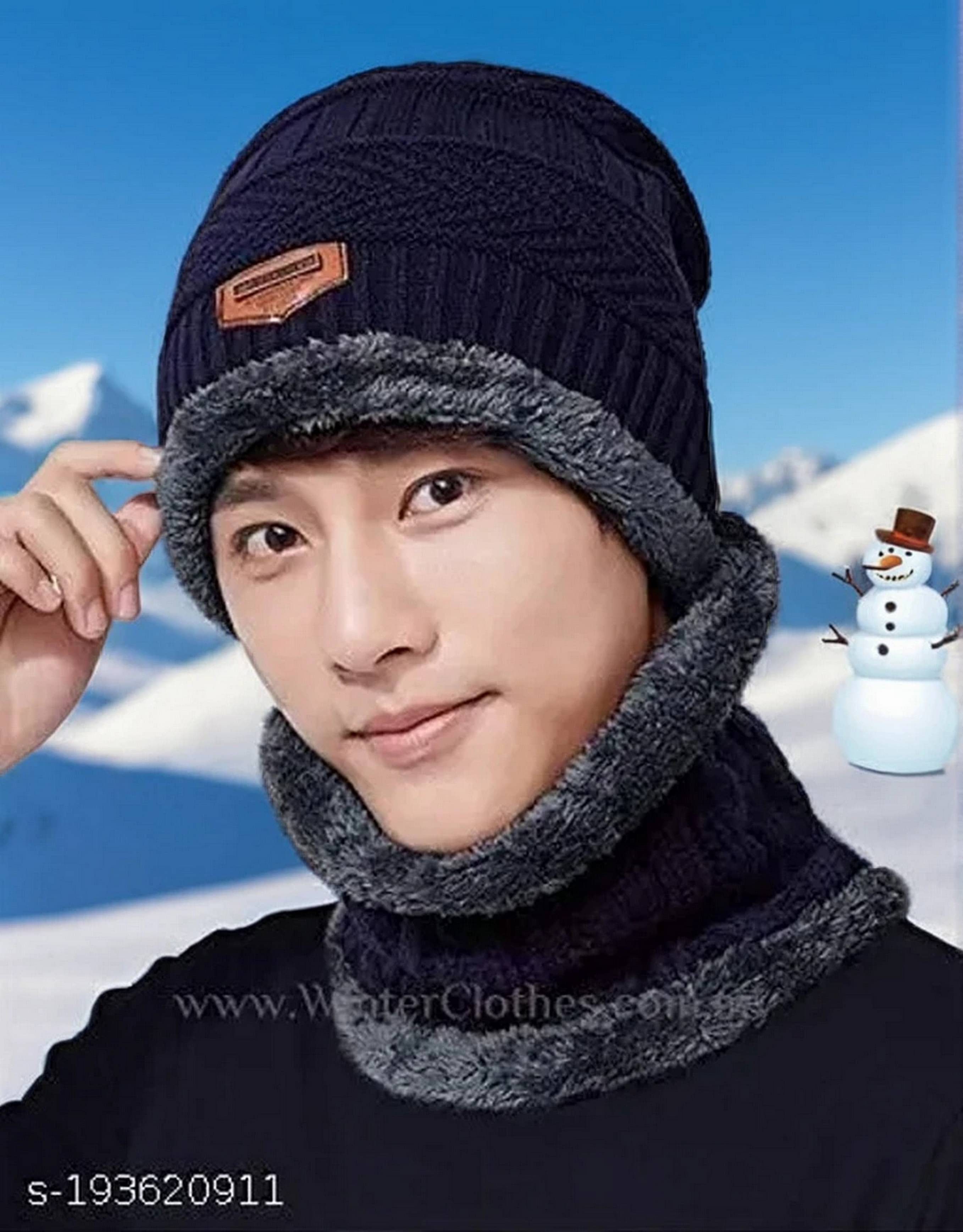 Infispace Pack of 1 Cotton Blend Men's Hat ( Blue ) Infispace Pack of 1 Cotton Blend Men's Hat ( Blue )