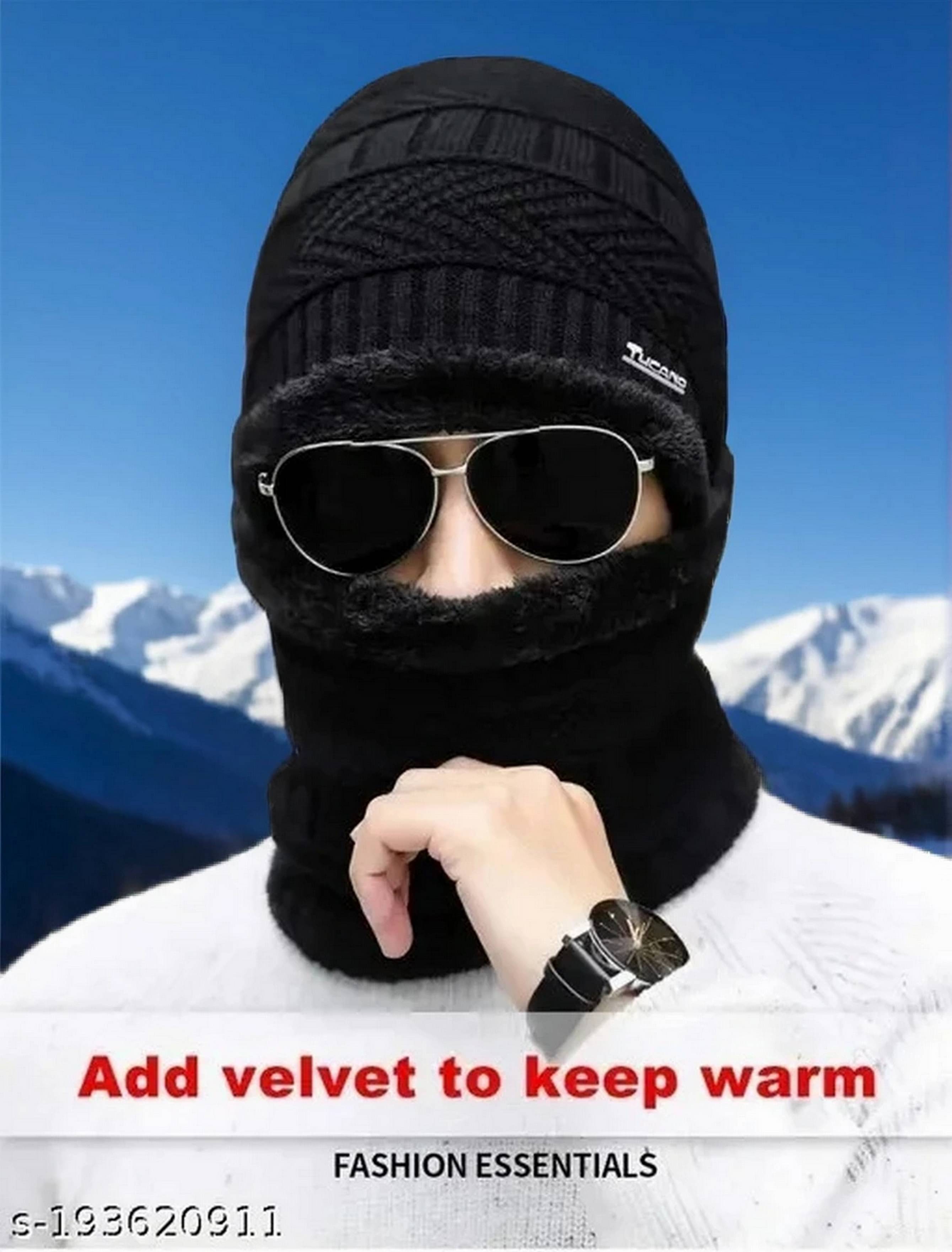 Infispace Pack of 1 Cotton Blend Men's Hat ( Black ) Infispace Pack of 1 Cotton Blend Men's Hat ( Black )