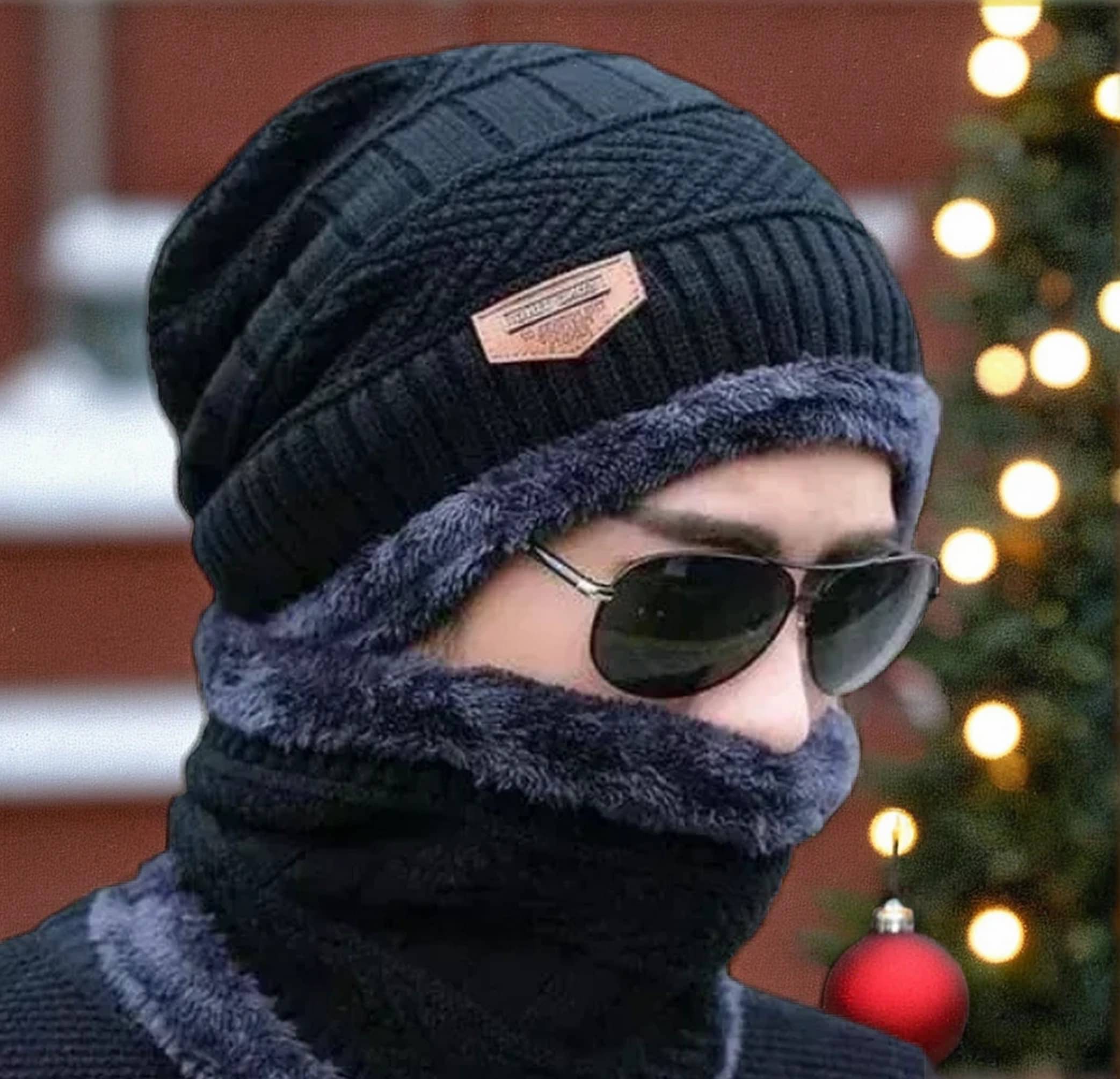 Infispace Pack of 1 Cotton Blend Men's Hat ( Black ) Infispace Pack of 1 Cotton Blend Men's Hat ( Black )
