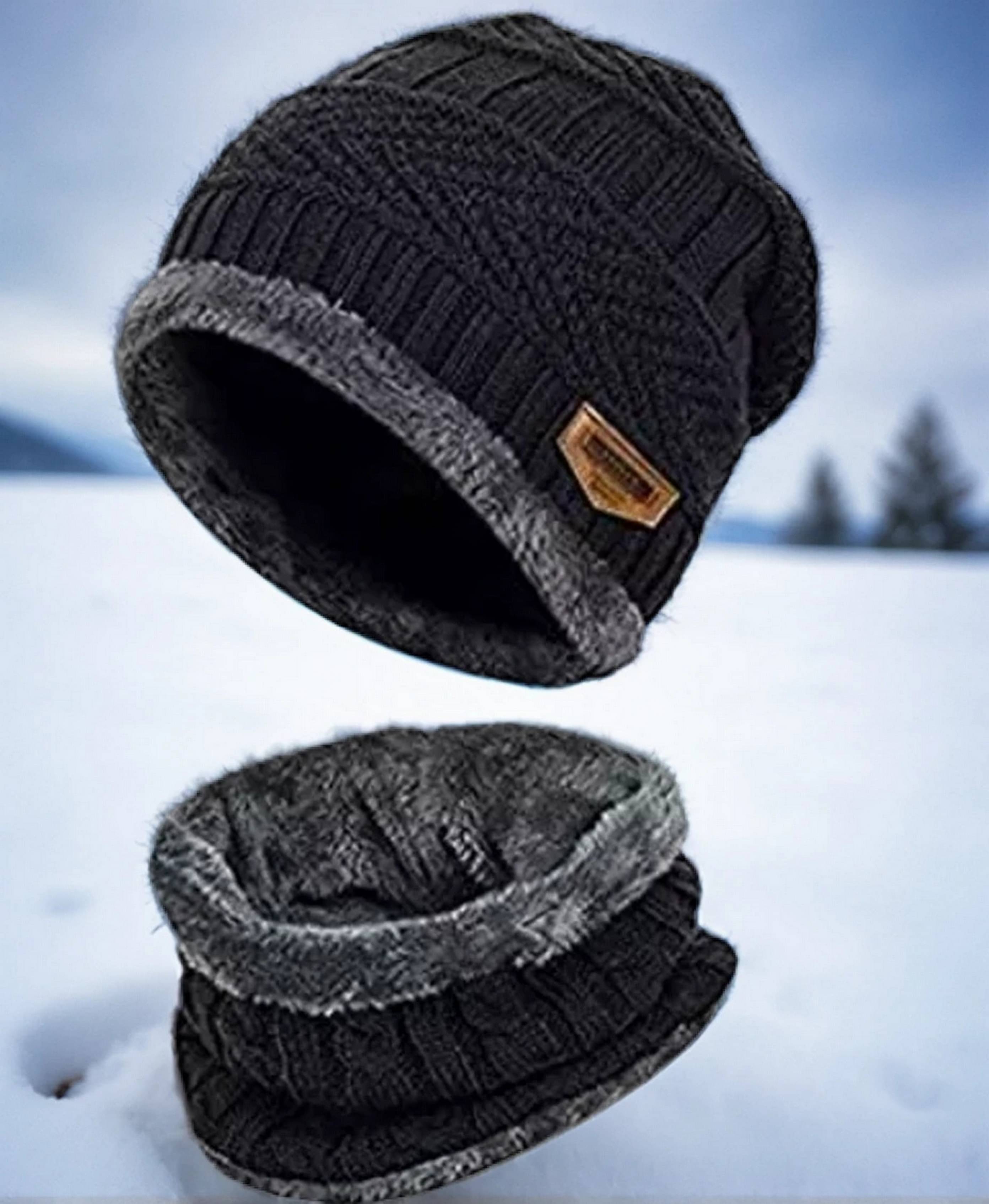 Infispace Pack of 1 Cotton Blend Men's Hat ( Black ) Infispace Pack of 1 Cotton Blend Men's Hat ( Black )