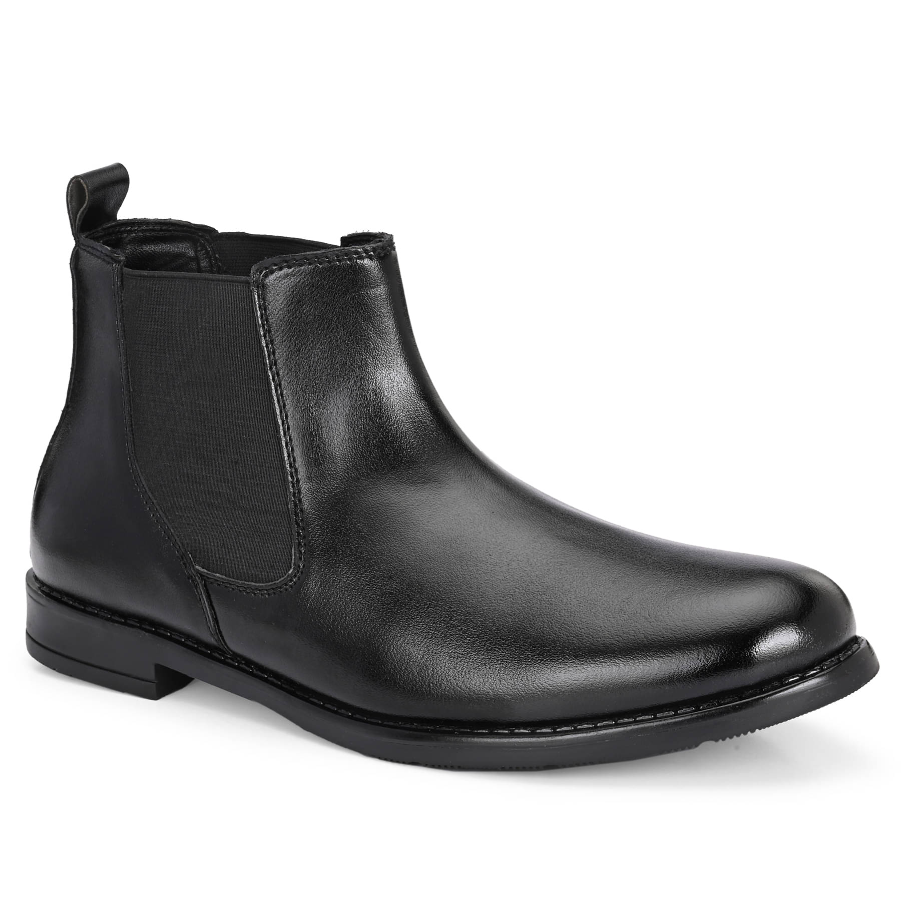 KAVON Black Men's Chelsea Boots KAVON Black Men's Chelsea Boots