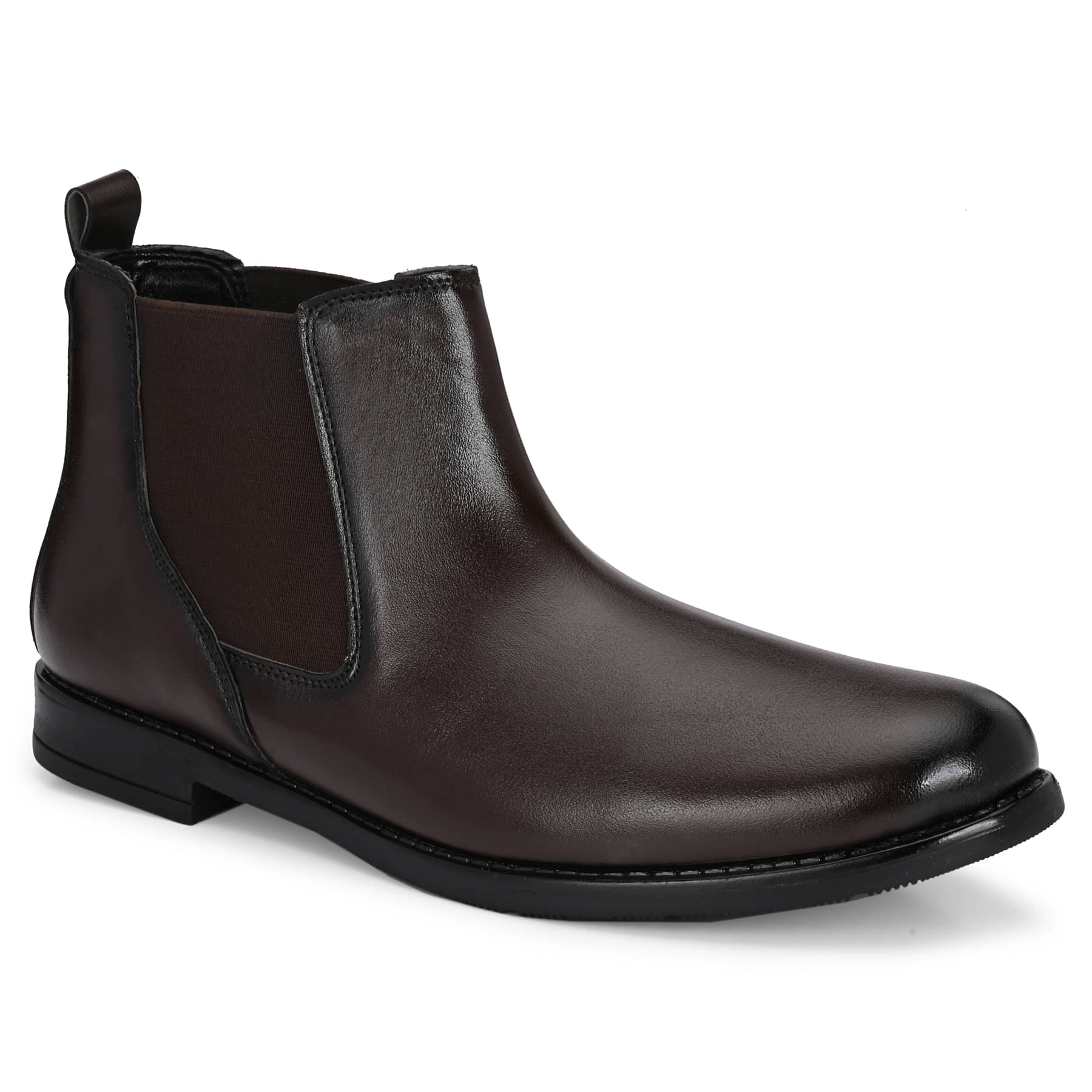     			KAVON Brown Men's Chelsea Boots