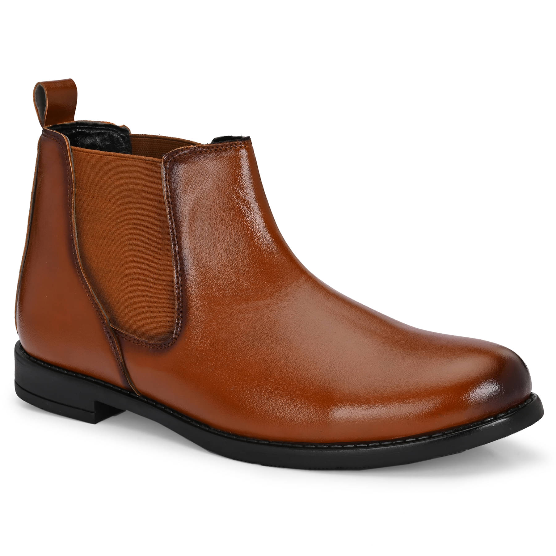 KAVON Tan Men's Chelsea Boots KAVON Tan Men's Chelsea Boots