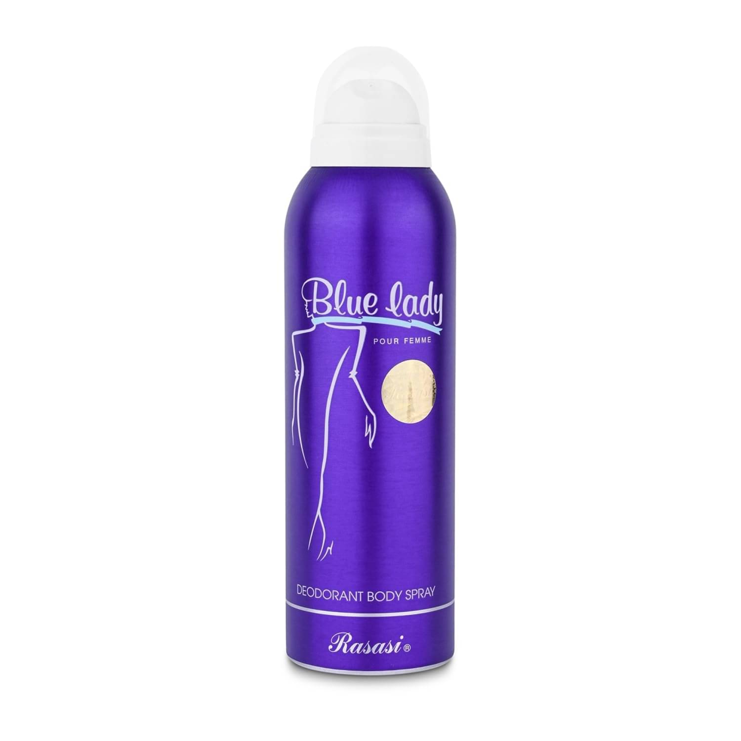     			KUSIKA Rasasi Blue Lady Deo Body Spray for Women 250 ml ( Pack of 1 )