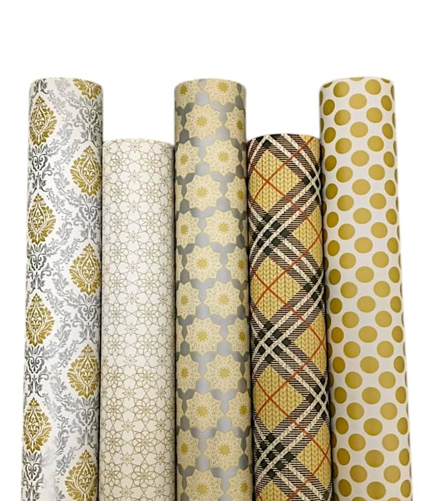     			Pack of 25 Gift Wrapping Sheet - Gift Rapping Paper sheets (Each Design 5pcs) Printed Paper Gift Wrapper (Multicolor)