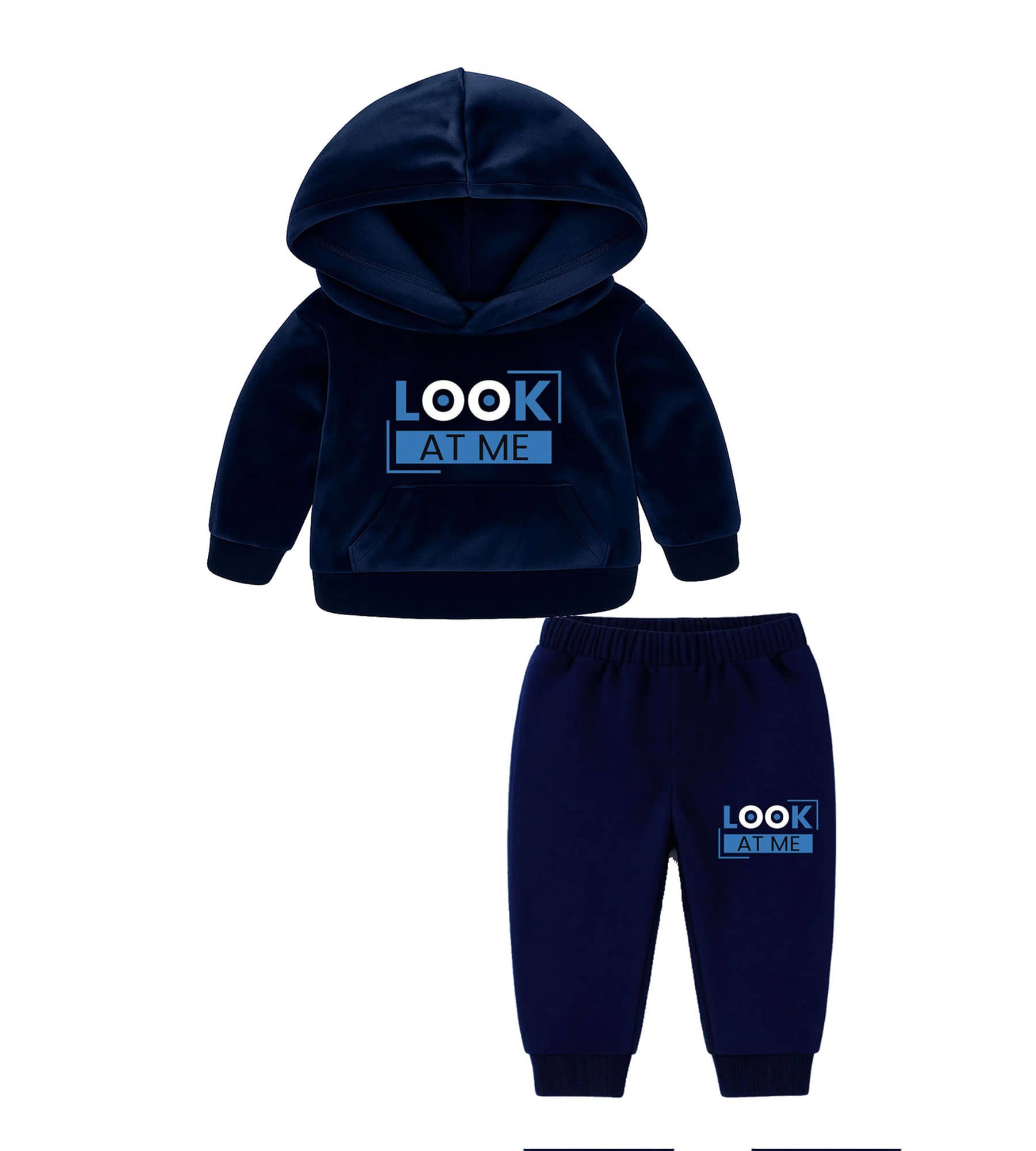 RBF84 Pack of 1 Baby Boys Velvet Sweatshirt & Trackpant Set ( Maroon )