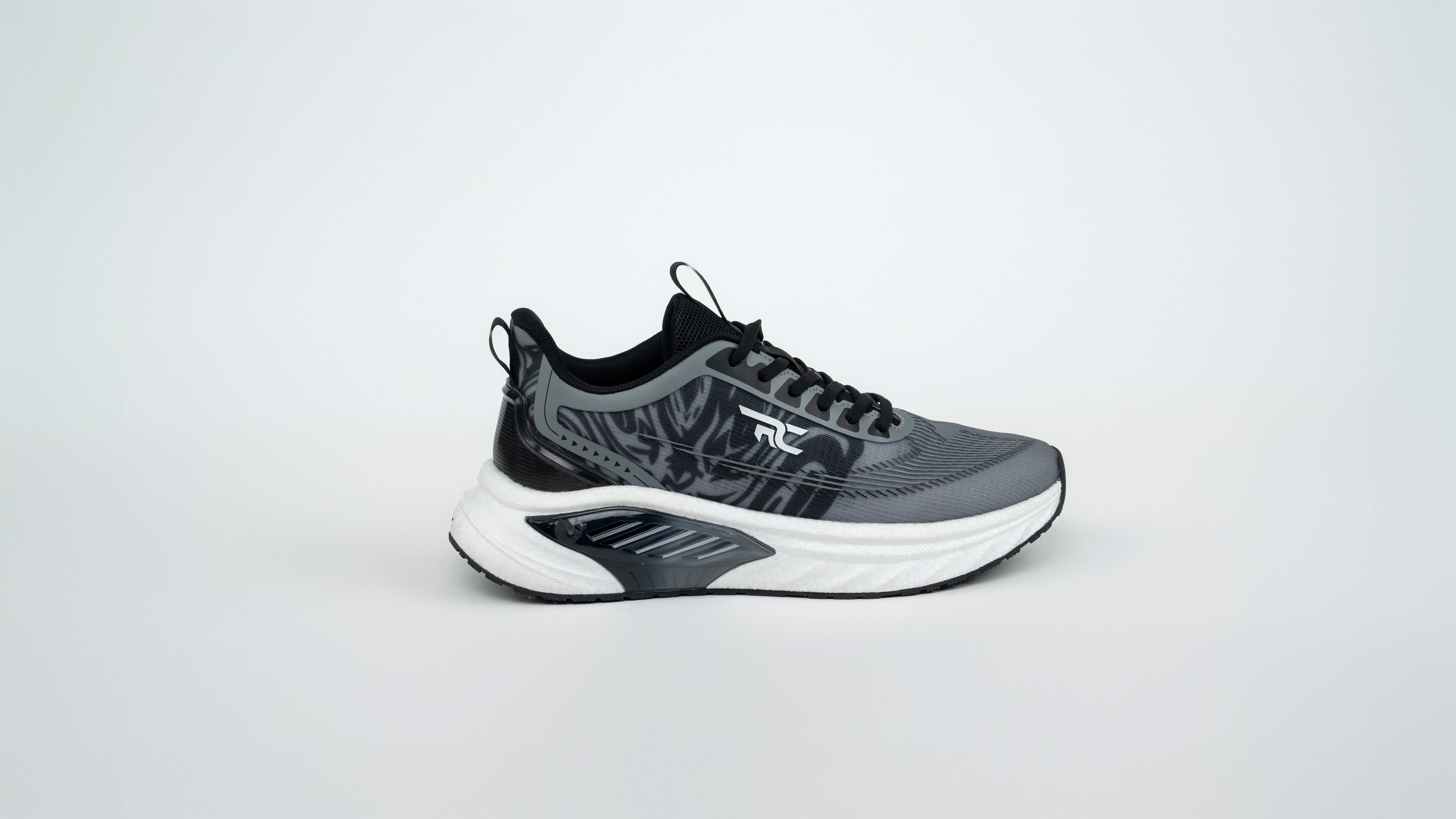     			Red Chief R1708 Black Men's Sports Running Shoes