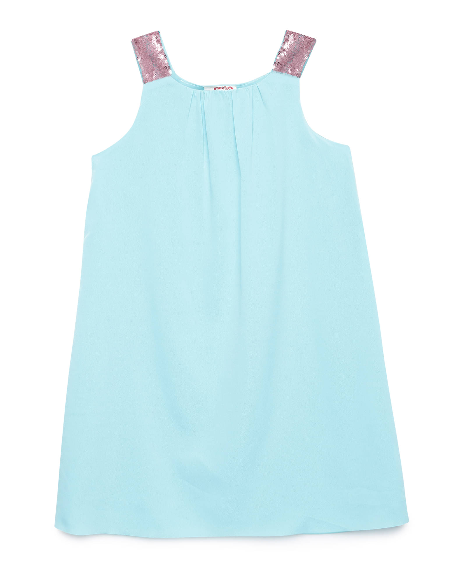 Under Fourteen Only Chiffon Dress For Girls ( Pack of 1 , Sea Blue ) Under Fourteen Only Chiffon Dress For Girls ( Pack of 1 , Sea Blue )