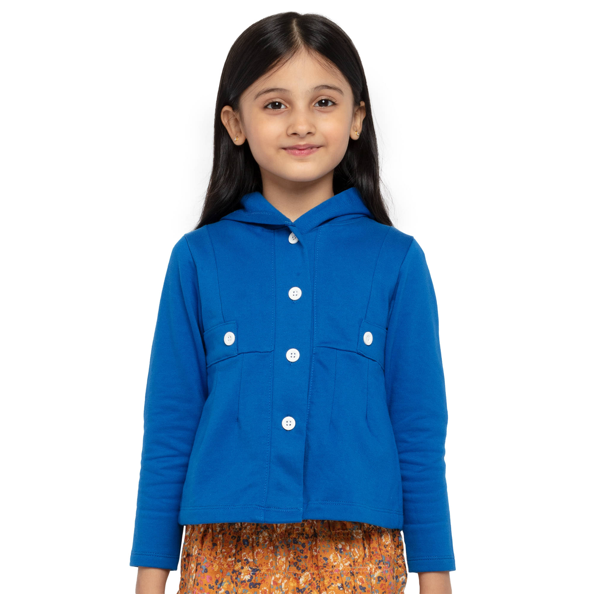 Under Fourteen Only Girls Cotton Quilted & Bomber Jacket For ( Pack of 1 , Blue ) Under Fourteen Only Girls Cotton Quilted & Bomber Jacket For ( Pack of 1 , Blue )