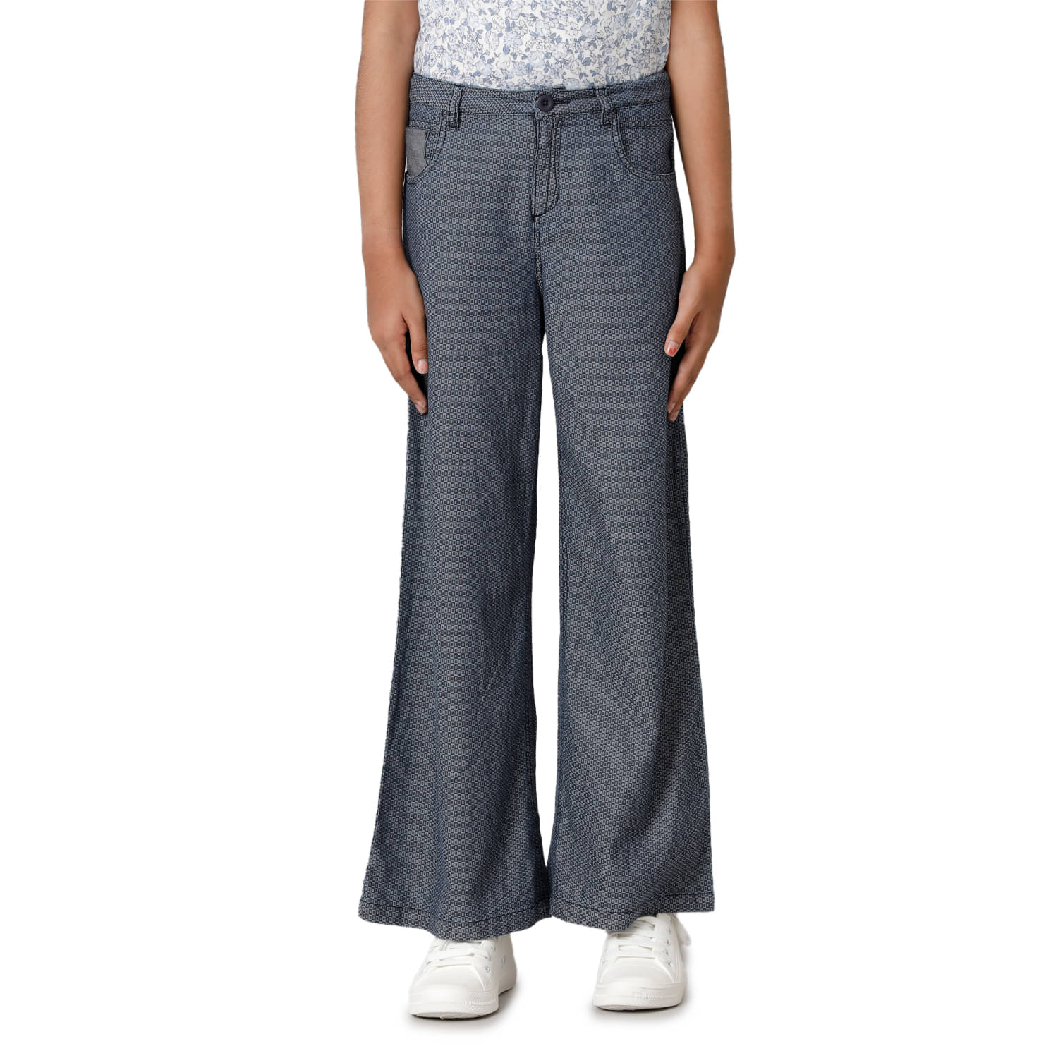     			Under Fourteen Only Girls Denim Jeans ( Pack of 1 , Blue )