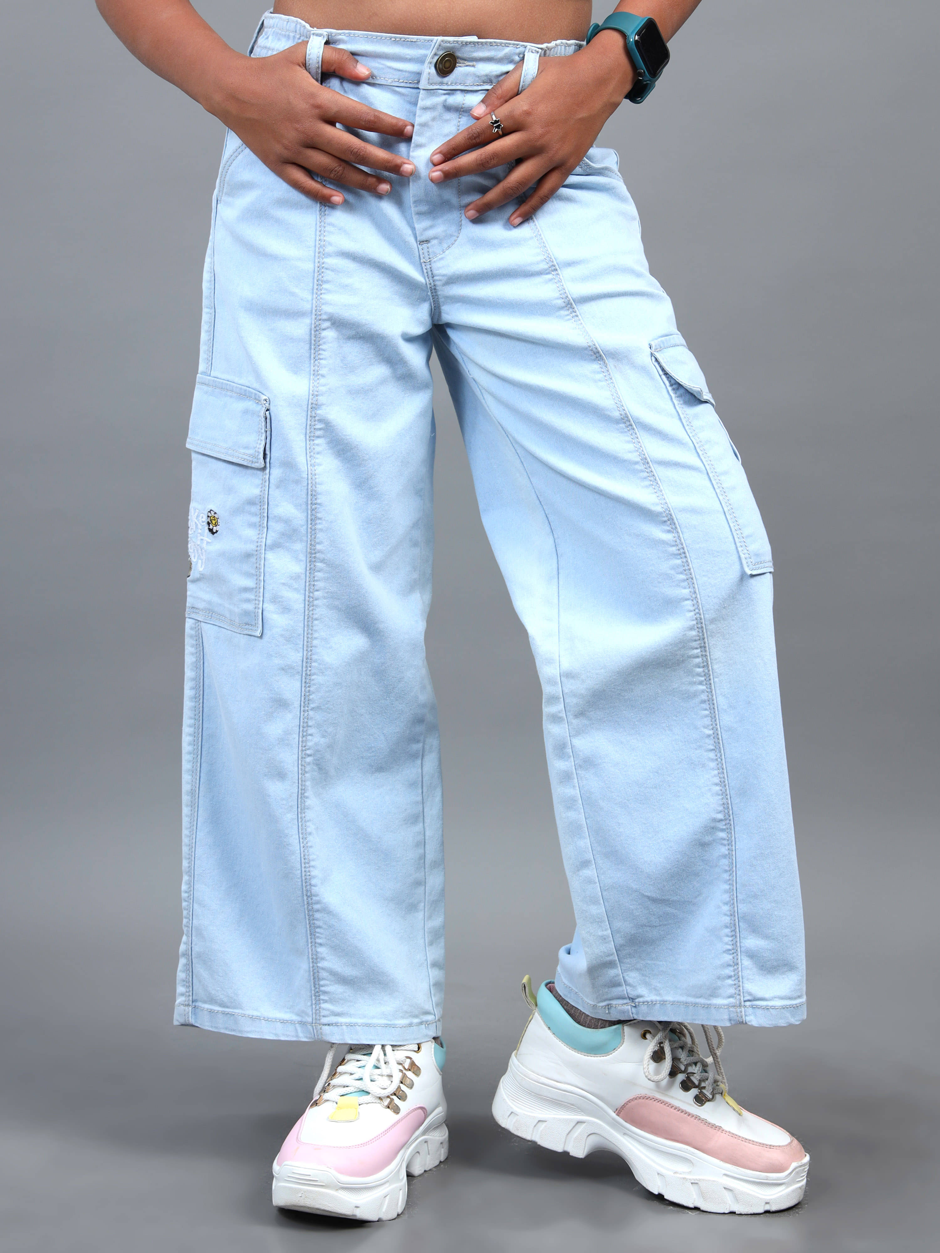 Under Fourteen Only Girls Denim Jeans ( Pack of 1 , light blue )     			Under Fourteen Only Girls Denim Jeans ( Pack of 1 , light blue )