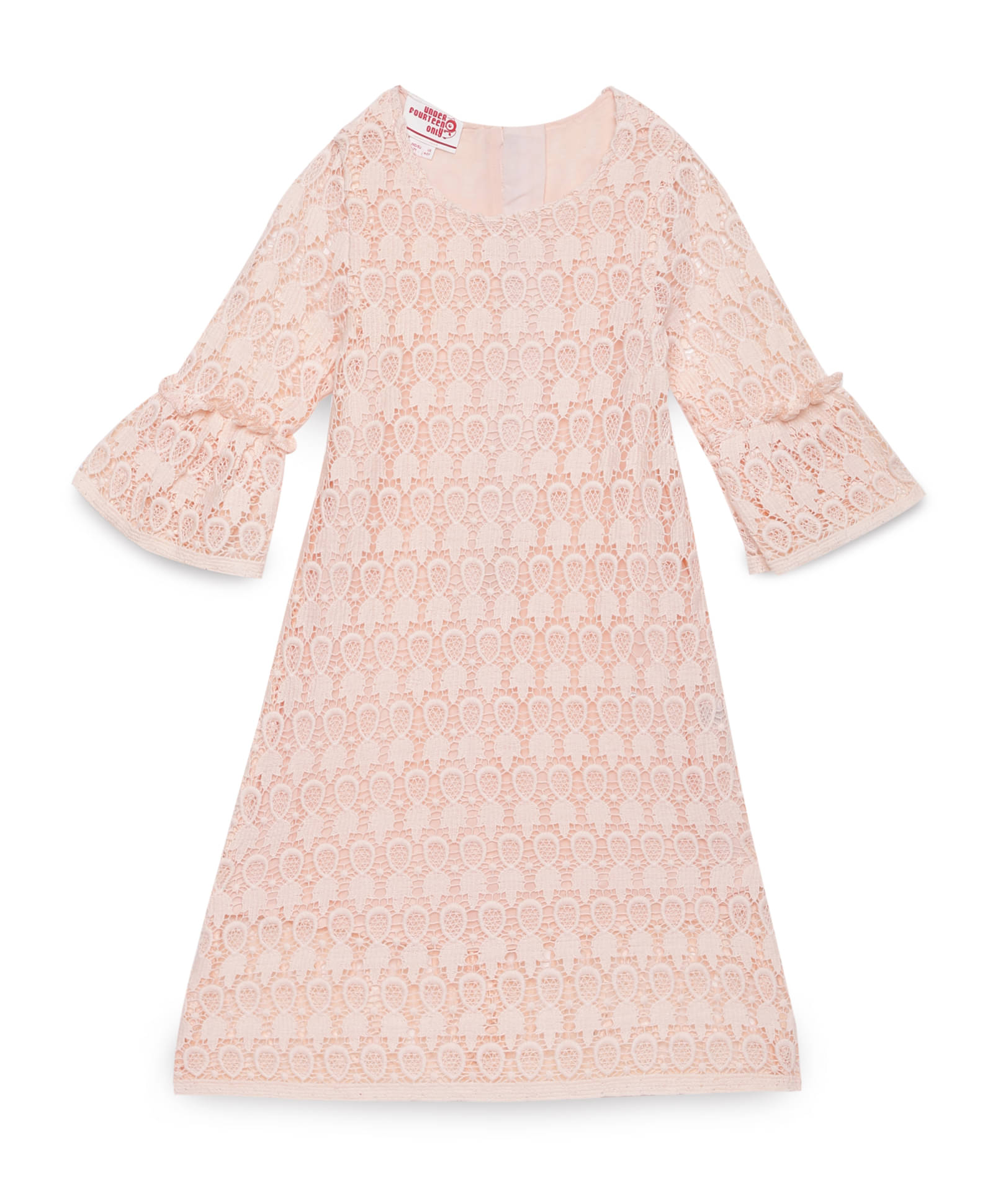Under Fourteen Only Net Dress For Girls ( Pack of 1 , Peach ) Under Fourteen Only Net Dress For Girls ( Pack of 1 , Peach )