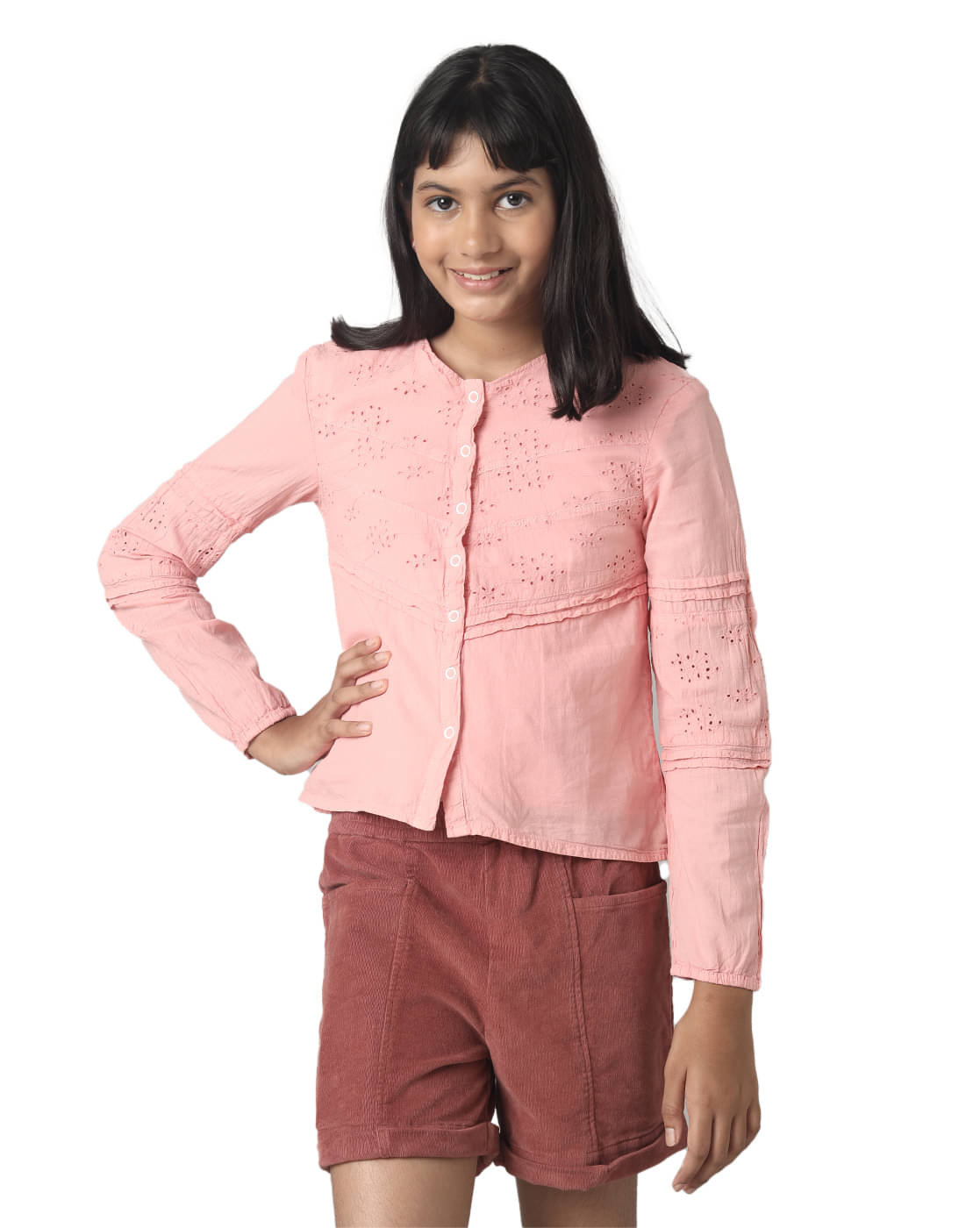 Under Fourteen Only Pack of 1 Girls Cotton Top ( Peach ) Under Fourteen Only Pack of 1 Girls Cotton Top ( Peach )