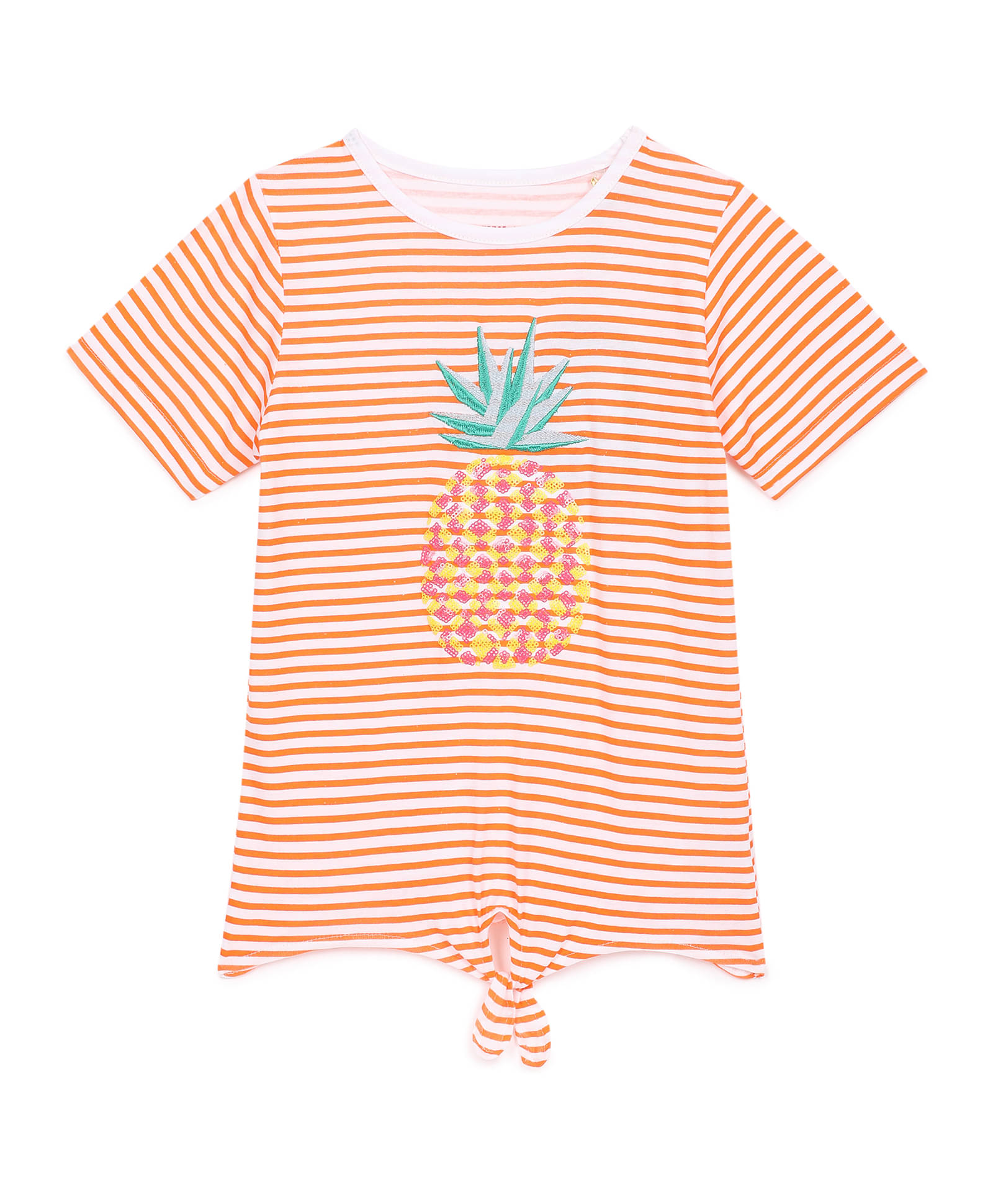     			Under Fourteen Only Pack of 1 Girls Cotton Top ( Orange )