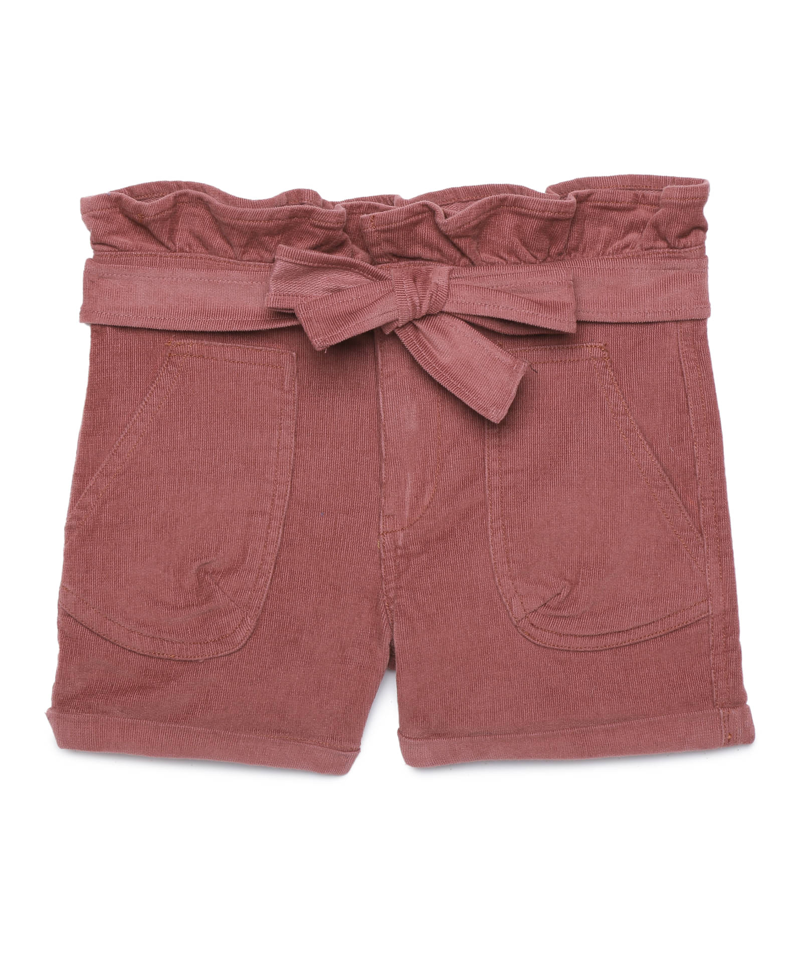     			Under Fourteen Only Pack of 1 Girls Cotton Shorts ( Maroon )