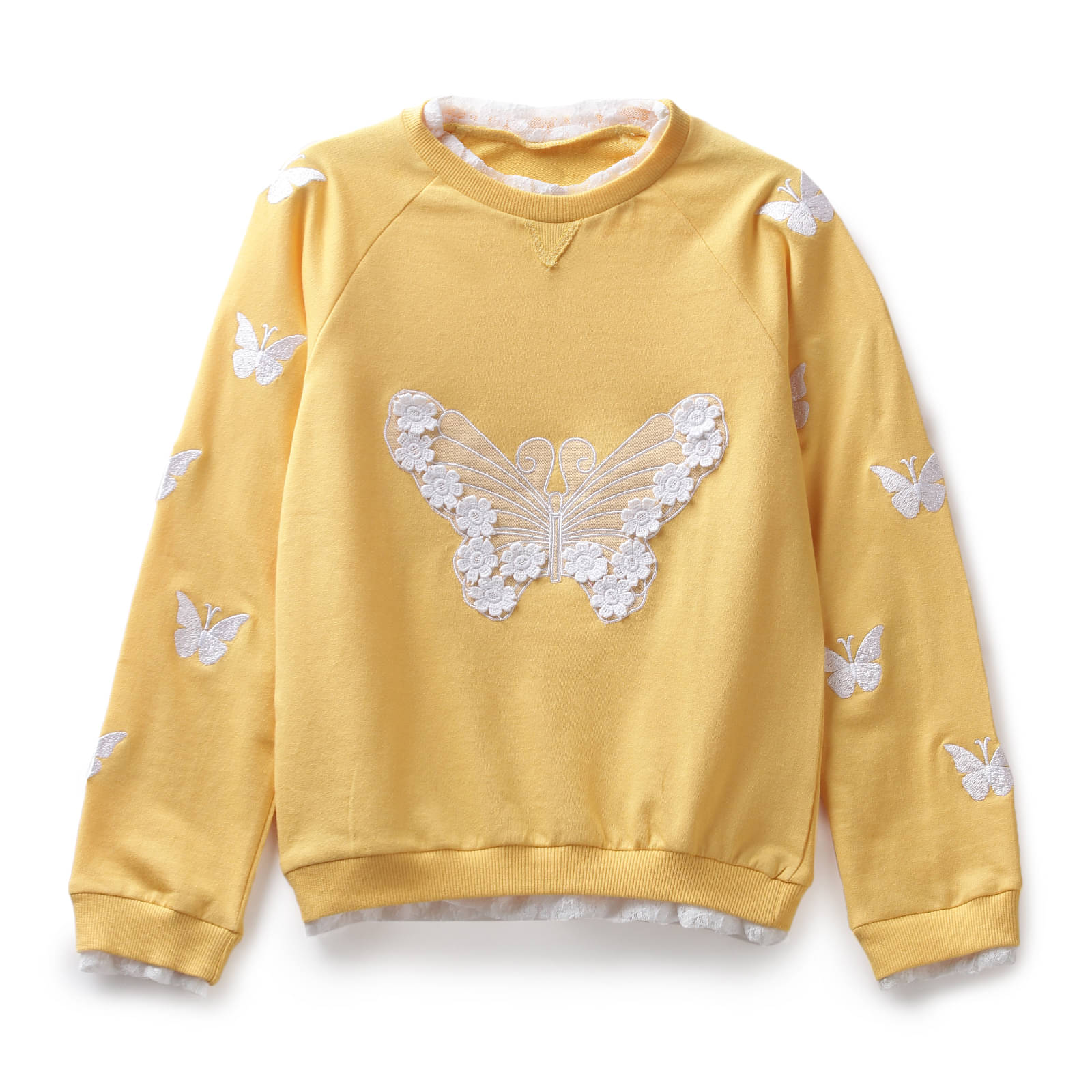 Under Fourteen Only Pack of 1 Girls Fleece Sweatshirt ( Yellow ) Under Fourteen Only Pack of 1 Girls Fleece Sweatshirt ( Yellow )