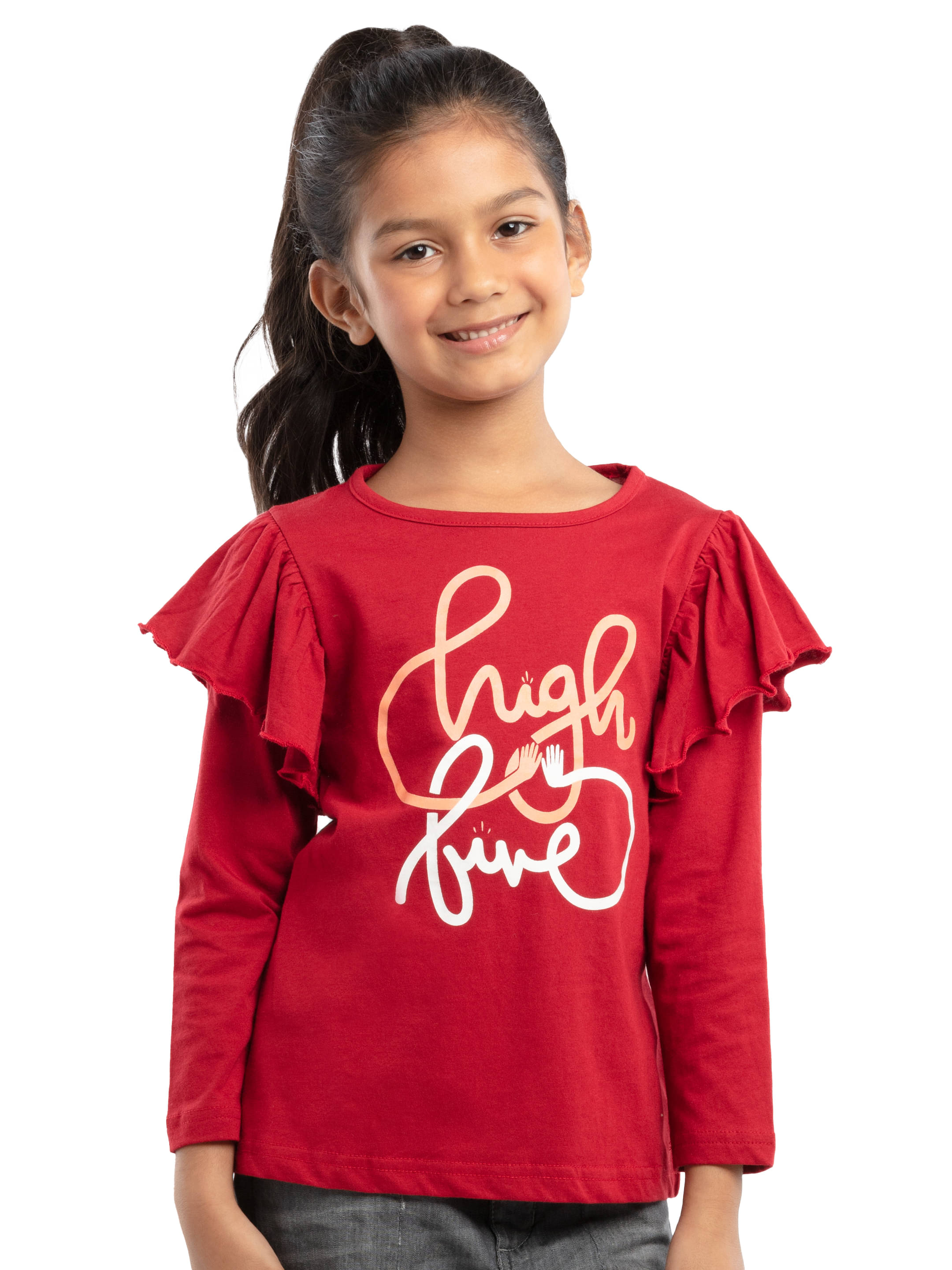 Under Fourteen Only Pack of 1 Girls Cotton Top ( Red ) Under Fourteen Only Pack of 1 Girls Cotton Top ( Red )