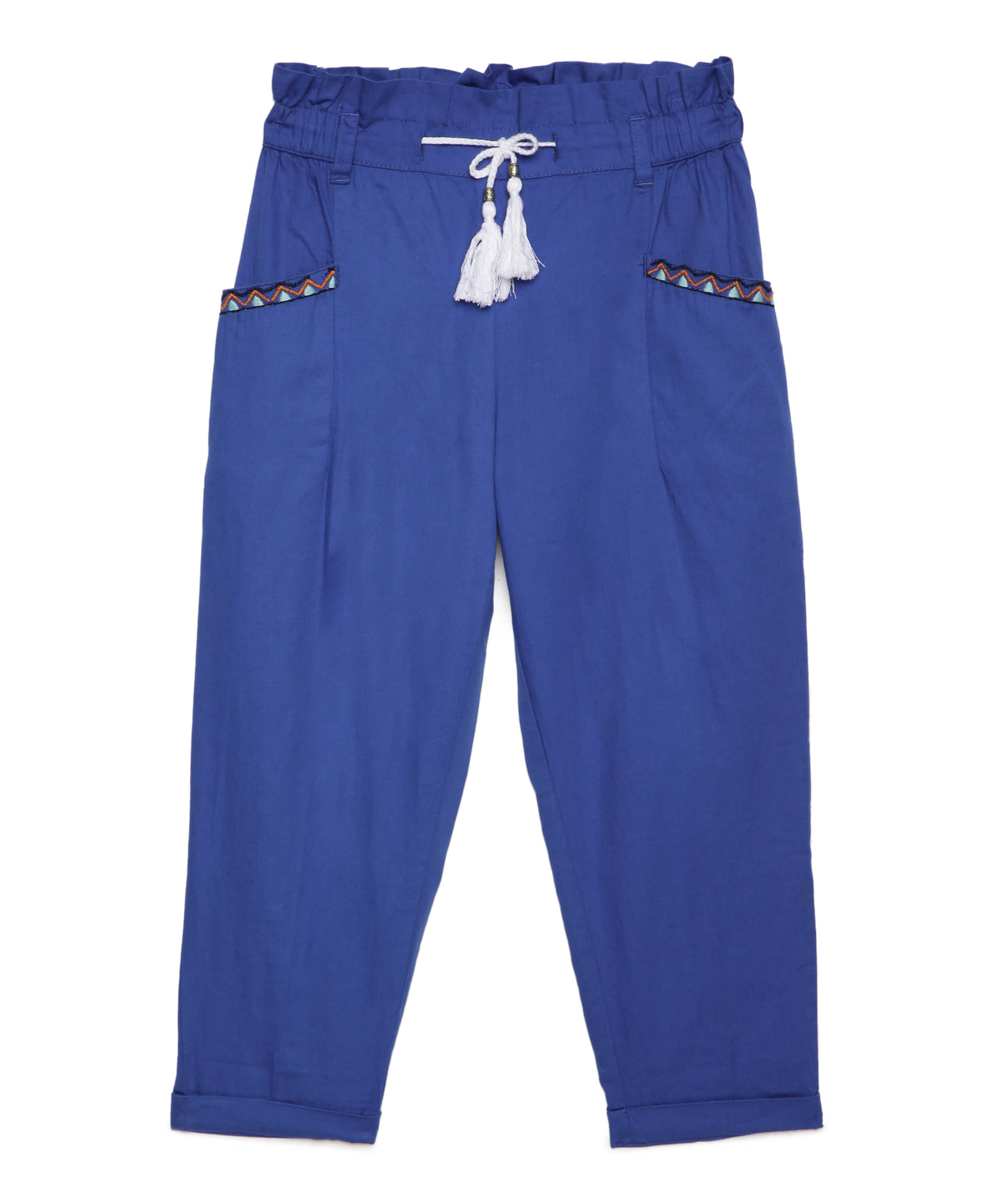 Under Fourteen Only Pack of 1 Girls Cotton Pants ( Blue ) Under Fourteen Only Pack of 1 Girls Cotton Pants ( Blue )