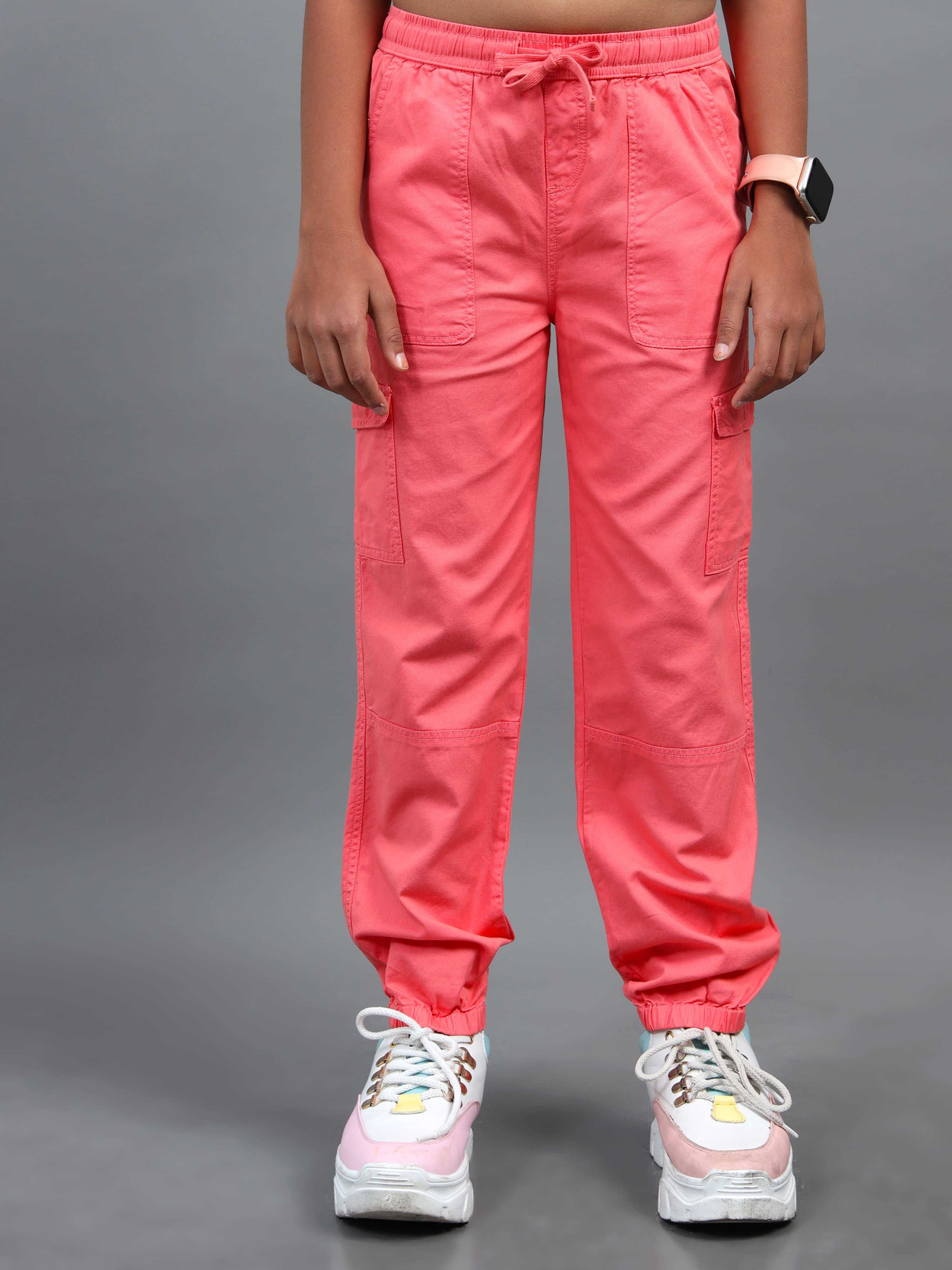 Under Fourteen Only Pack of 1 Girls Cotton Pants ( pink ) Under Fourteen Only Pack of 1 Girls Cotton Pants ( pink )