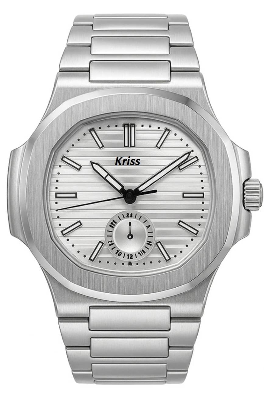     			kriss collection Silver Stainless Steel Analog Men's Watch