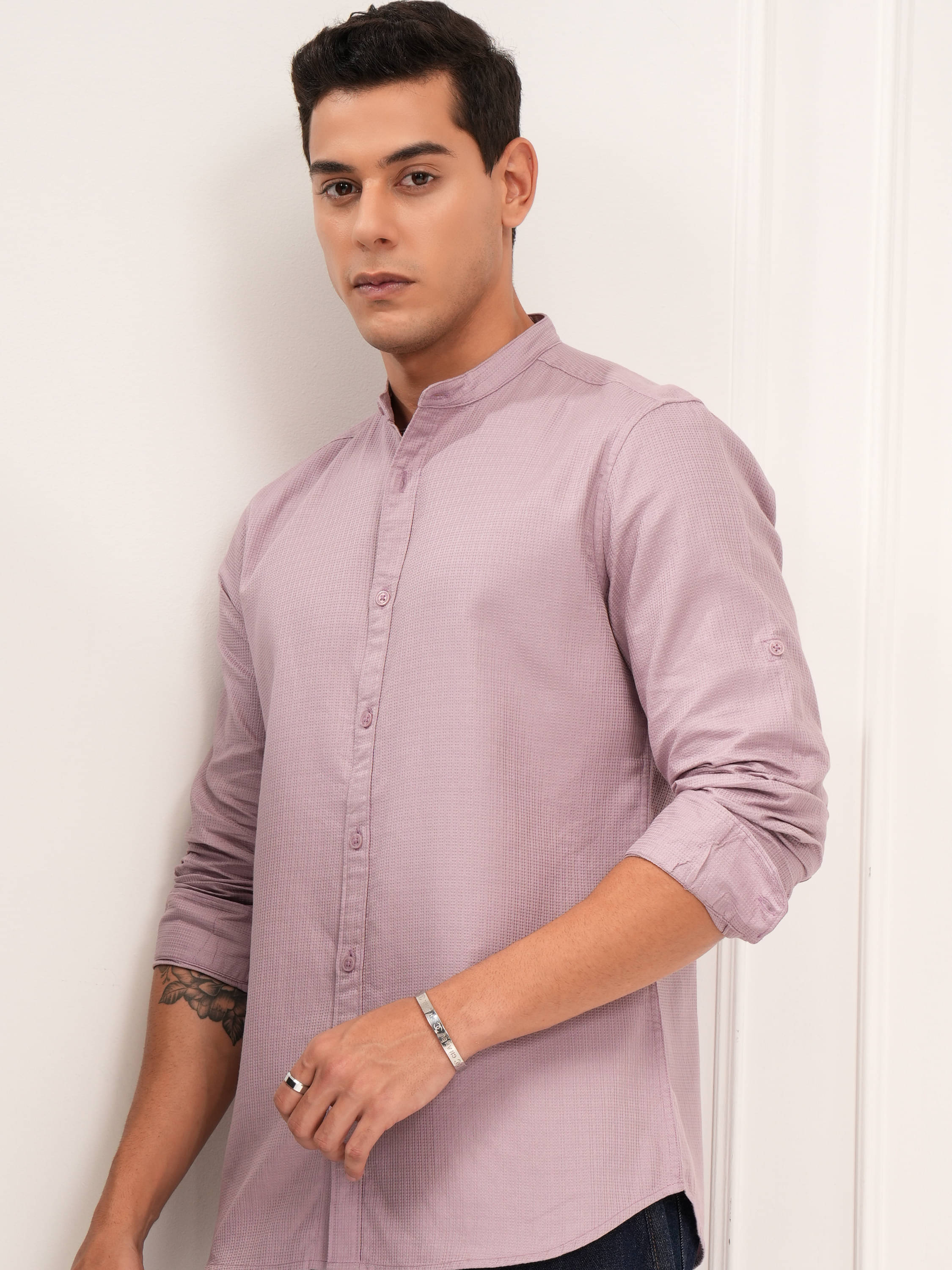Highlander 100% Cotton Regular Fit Solids Full Sleeves Men's Casual Shirt - Pink ( Pack of 1 ) Highlander 100% Cotton Regular Fit Solids Full Sleeves Men's Casual Shirt - Pink ( Pack of 1 )