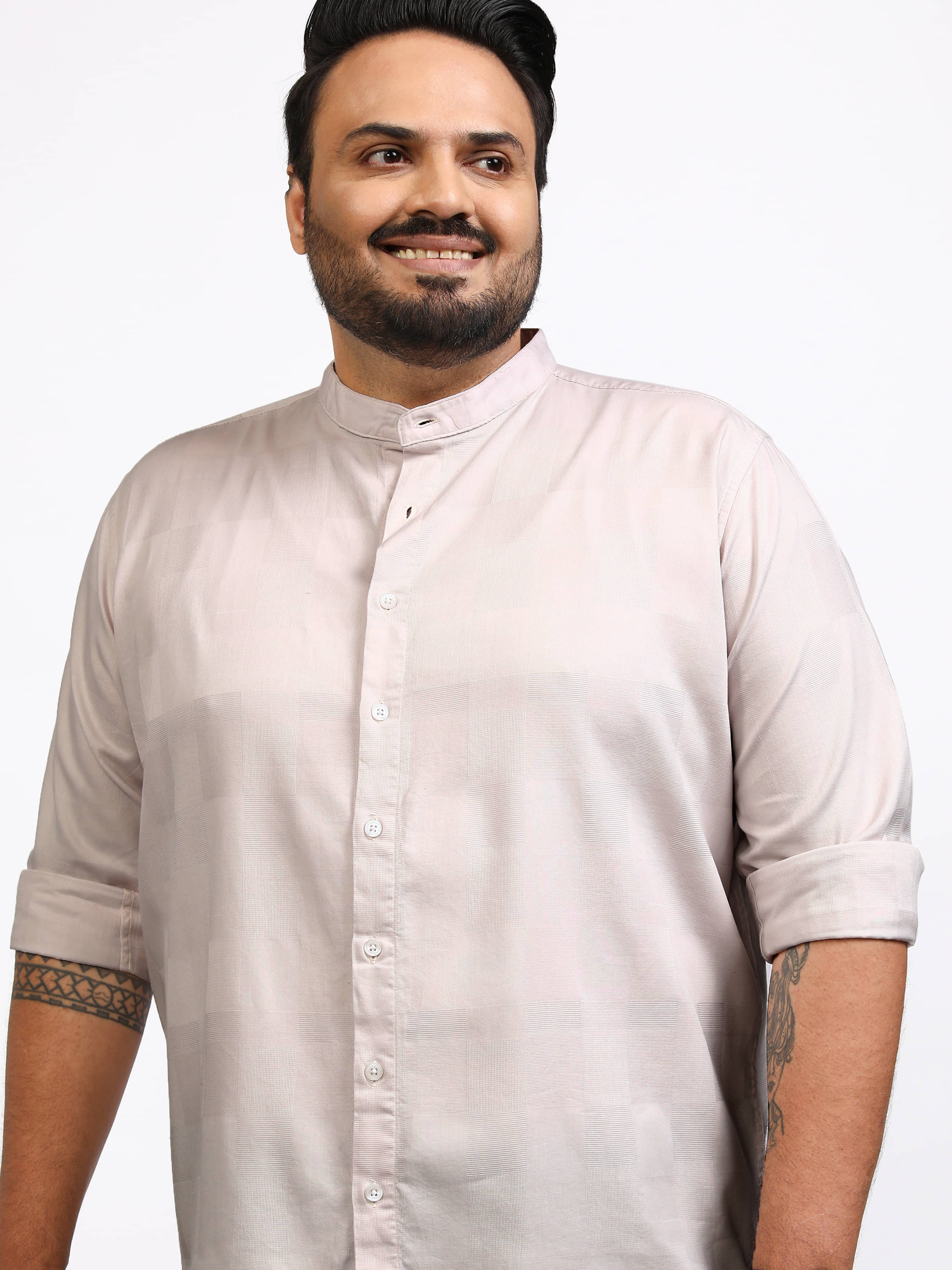     			Highlander 100% Cotton Relaxed Fit Solids Full Sleeves Men's Casual Shirt - Pink ( Pack of 1 )