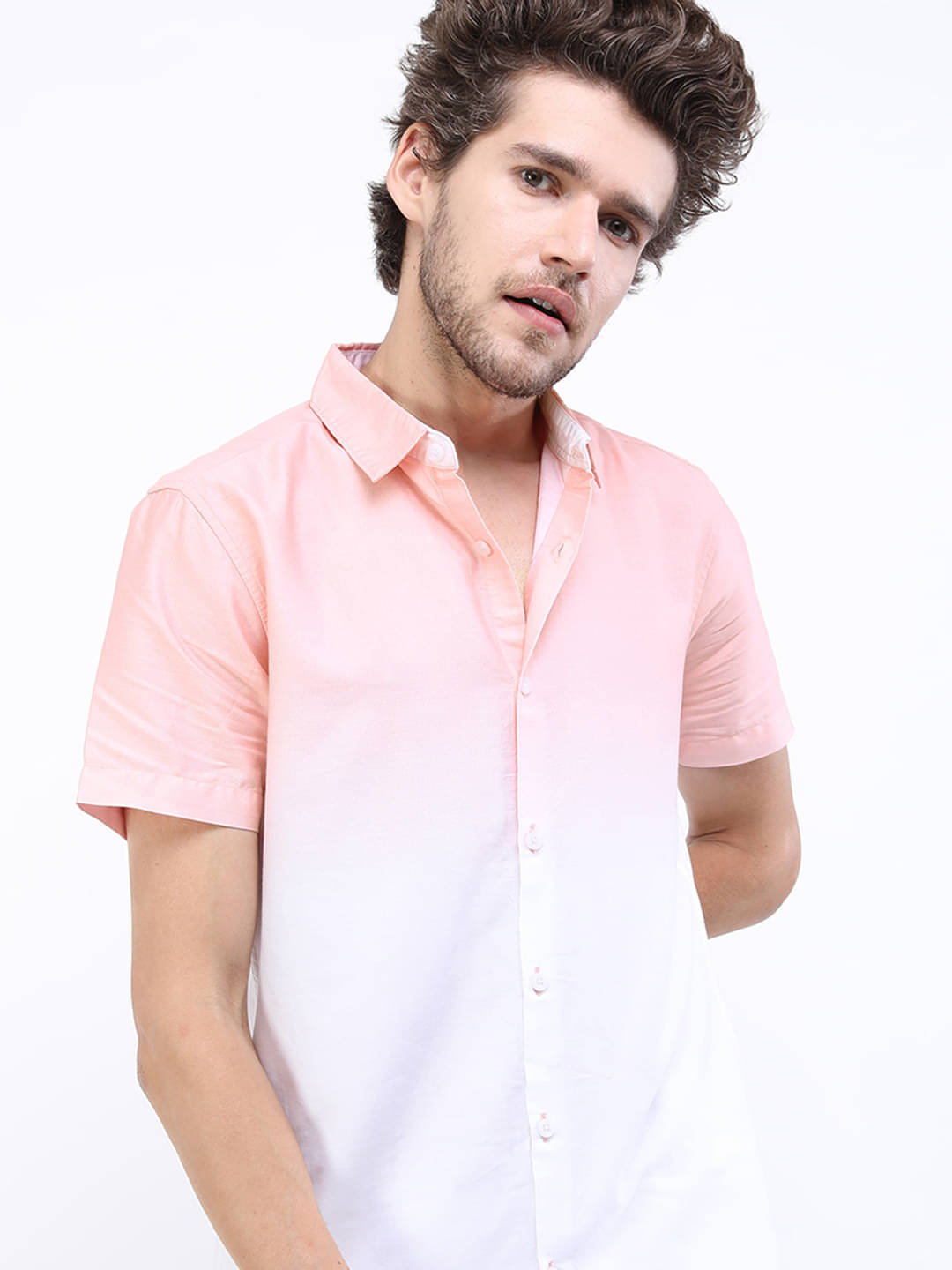 Highlander 100% Cotton Slim Fit Solids Half Sleeves Men's Casual Shirt - Multicolor ( Pack of 1 ) Highlander 100% Cotton Slim Fit Solids Half Sleeves Men's Casual Shirt - Multicolor ( Pack of 1 )