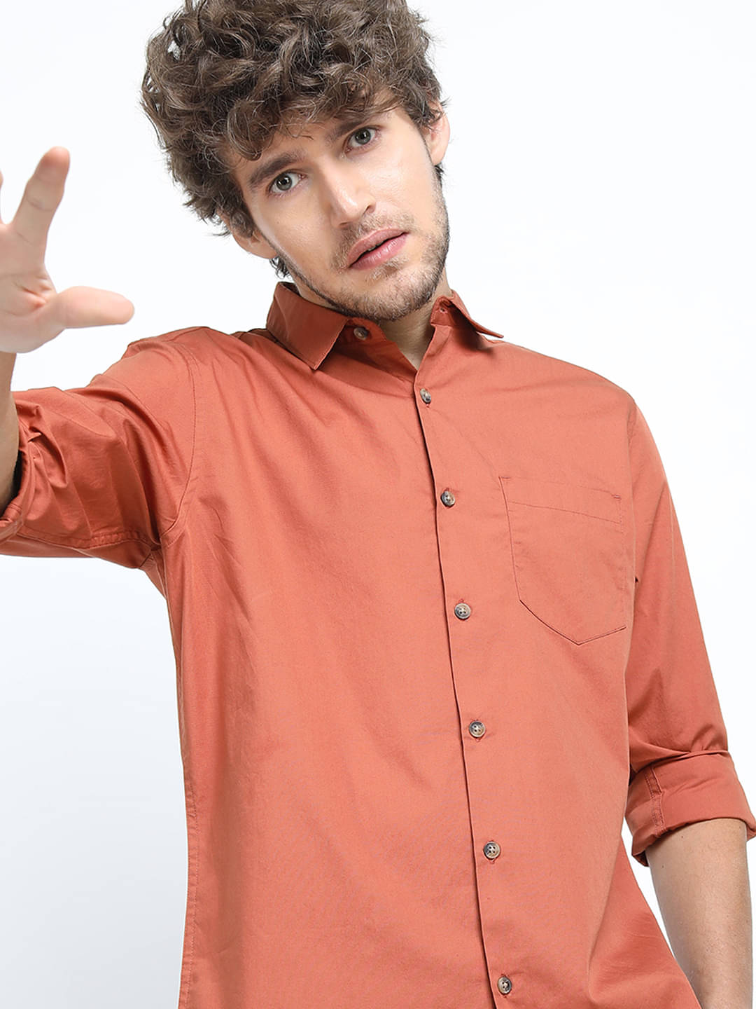 Highlander 100% Cotton Slim Fit Solids Full Sleeves Men's Casual Shirt - Multicolor ( Pack of 1 ) Highlander 100% Cotton Slim Fit Solids Full Sleeves Men's Casual Shirt - Multicolor ( Pack of 1 )