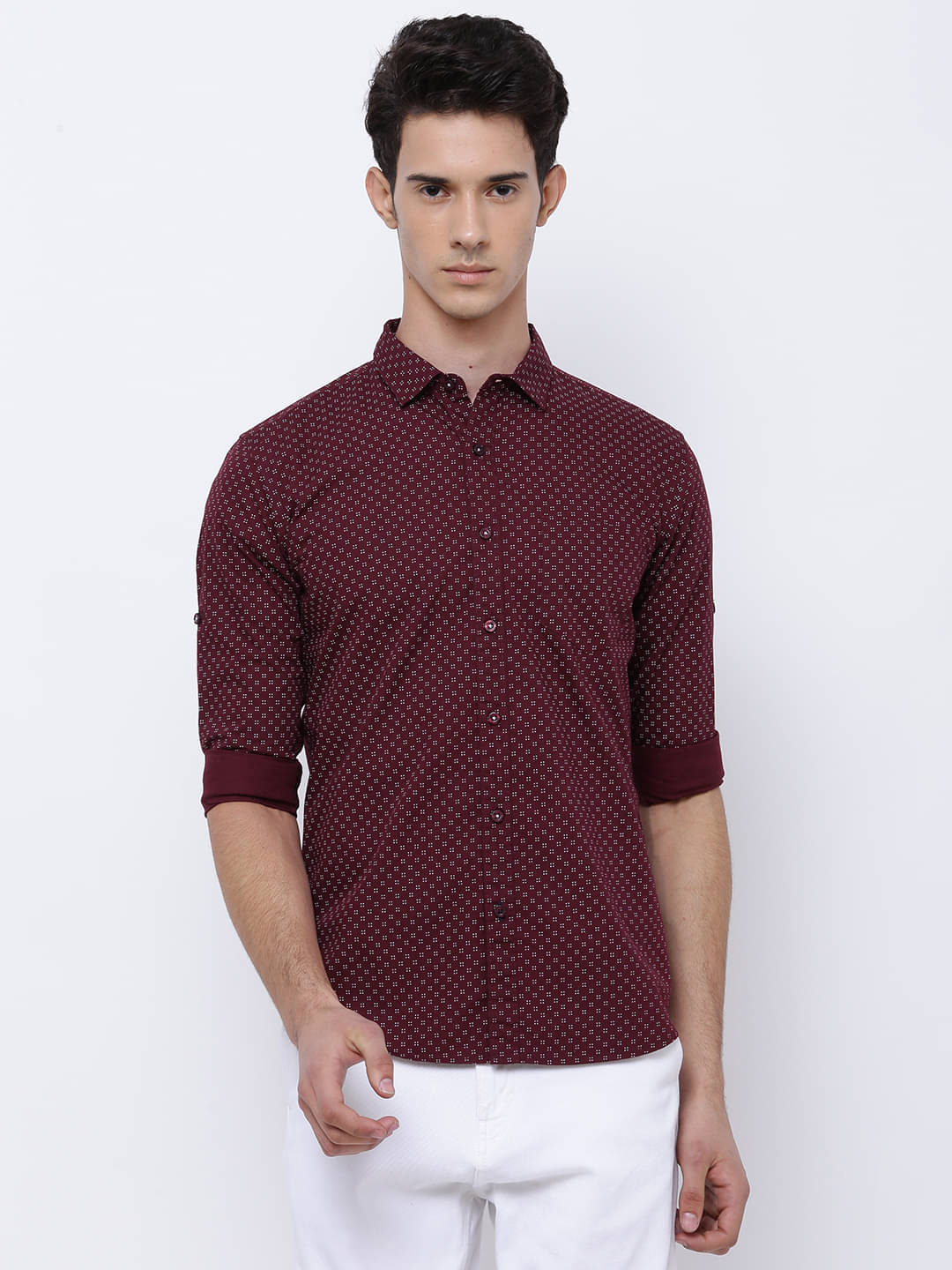 Highlander 100% Cotton Slim Fit Printed Full Sleeves Men's Casual Shirt - Multicolor ( Pack of 1 ) Highlander 100% Cotton Slim Fit Printed Full Sleeves Men's Casual Shirt - Multicolor ( Pack of 1 )