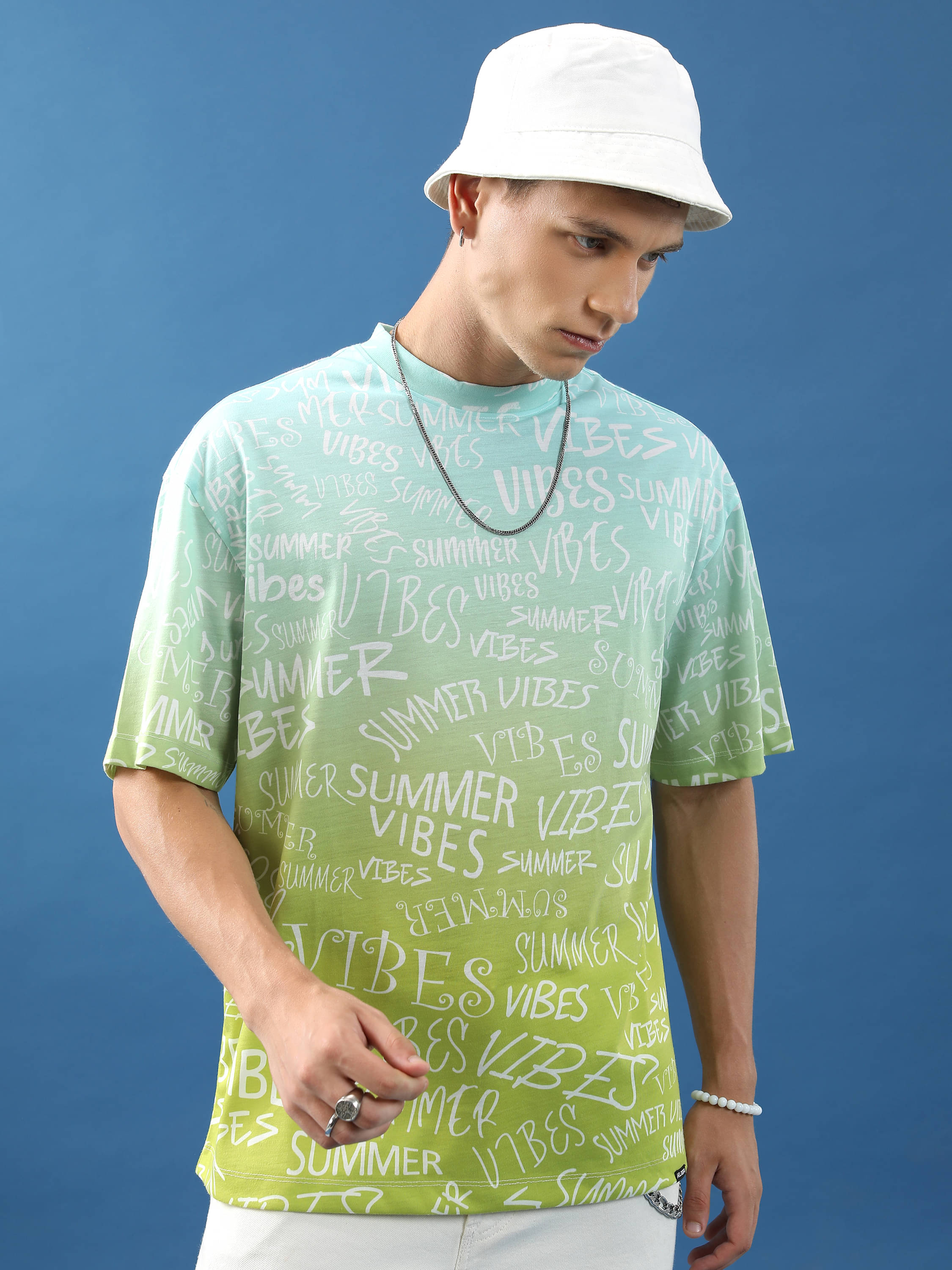 Highlander Men Polyester Oversized Fit Printed T-Shirt ( Lime Green ) Highlander Men Polyester Oversized Fit Printed T-Shirt ( Lime Green )