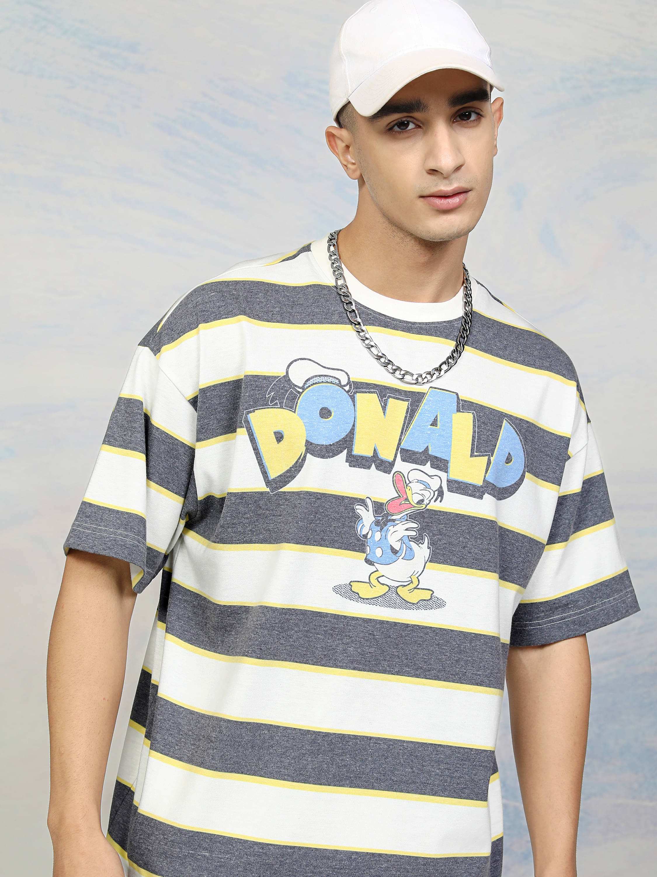     			Highlander Men Polyester Oversized Fit Printed T-Shirt ( Multicolor )